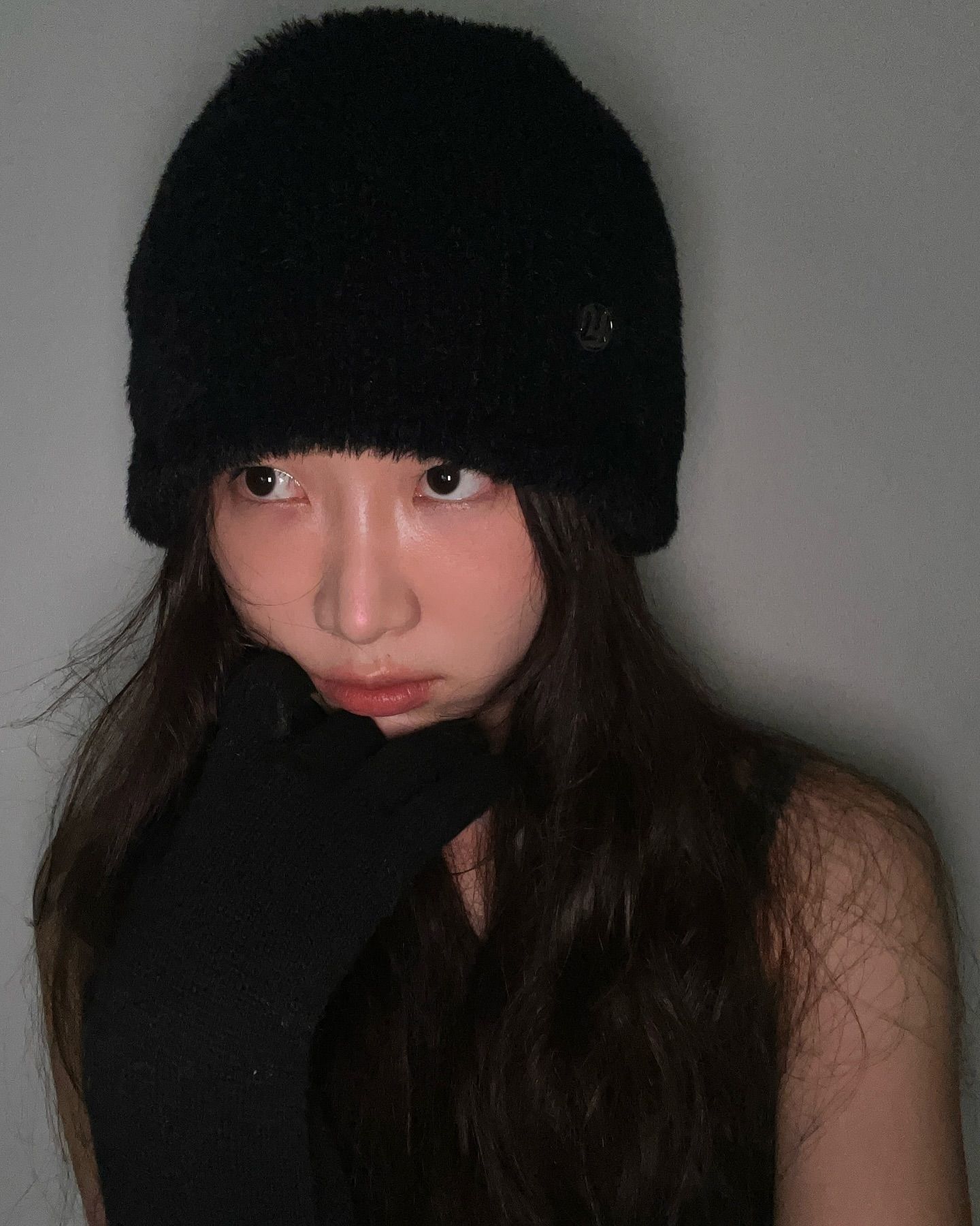 ◆FLARE UP◆ Fur Knit Beanie FL727Black FL-727_Black MUSINSA | FLAREUP Fur Knit Beanie (FL-727_Black)