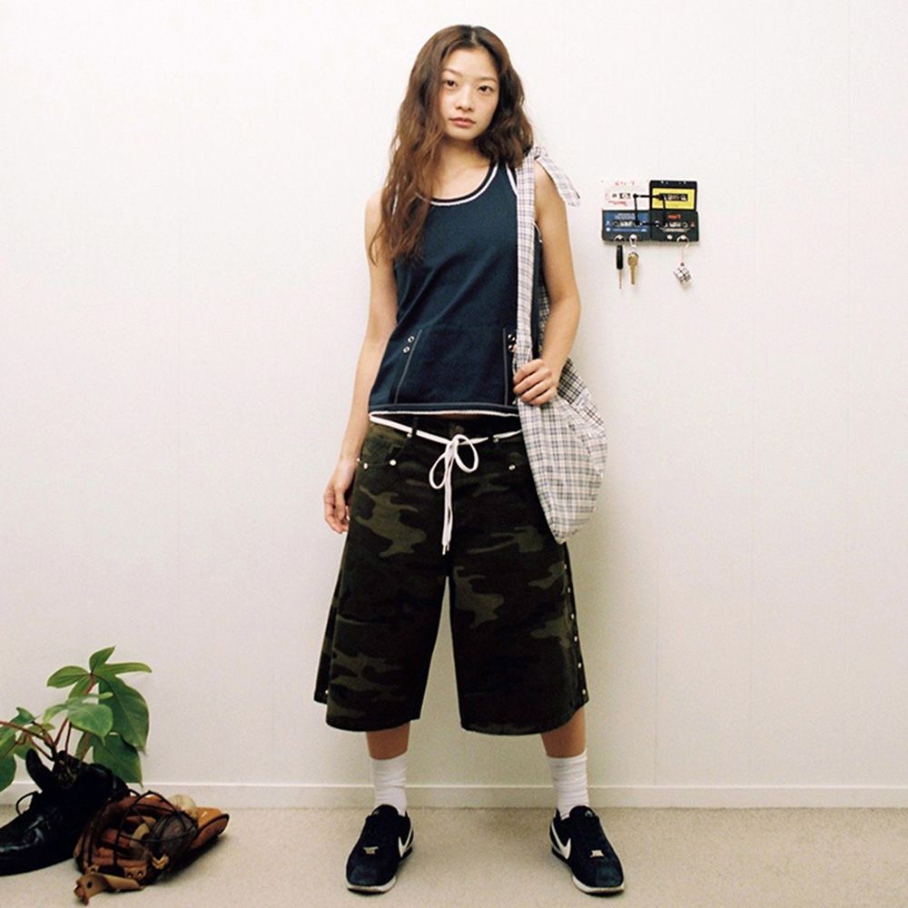 ★AEAE★ STUD SHORTS CAMO AE44SUHP002CAM MUSINSA | AEAE STUD SHORTS [CAMO]