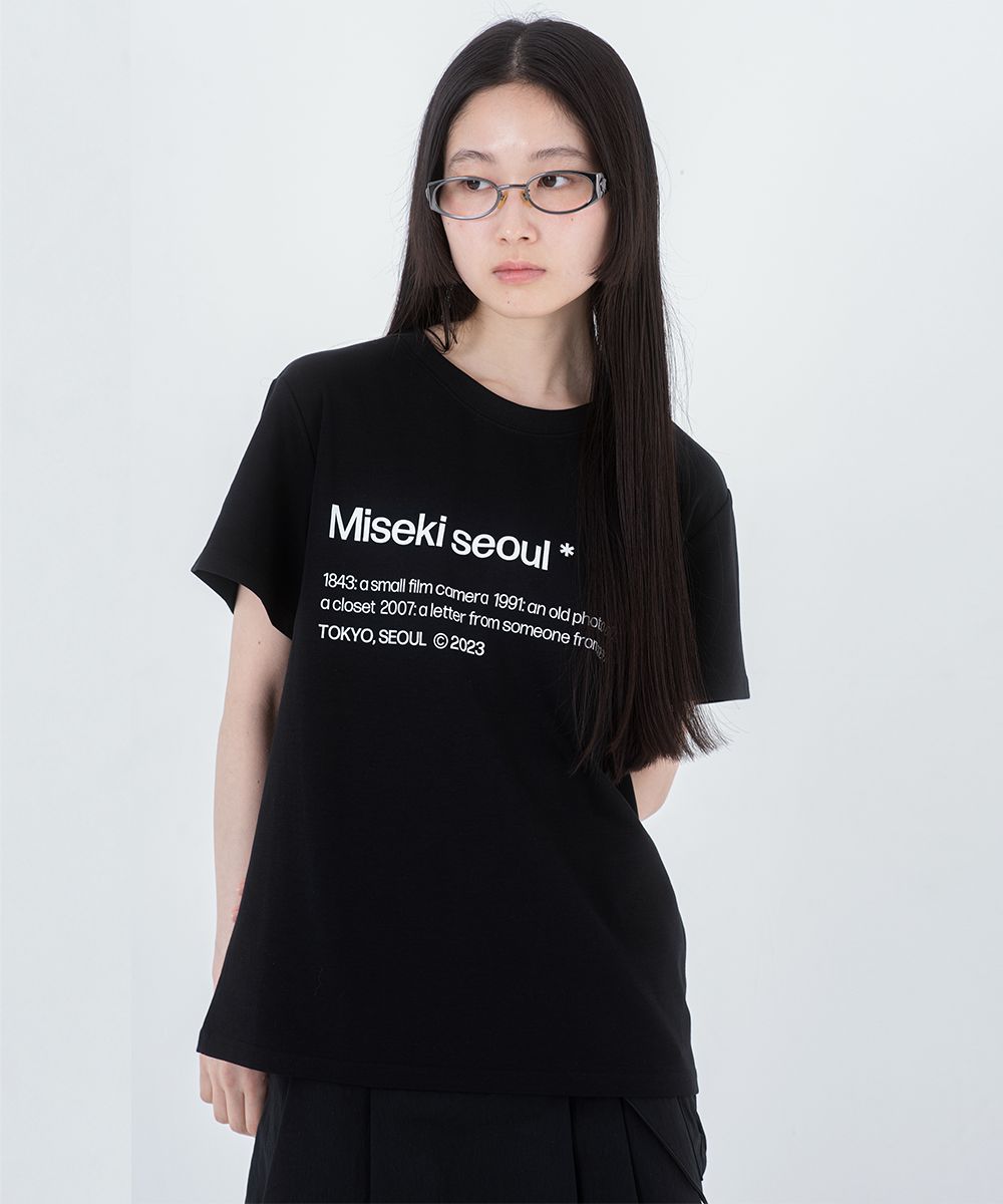 MUSINSA公式 | MISEKI SEOUL Misekiseoul short sleeves BLACK