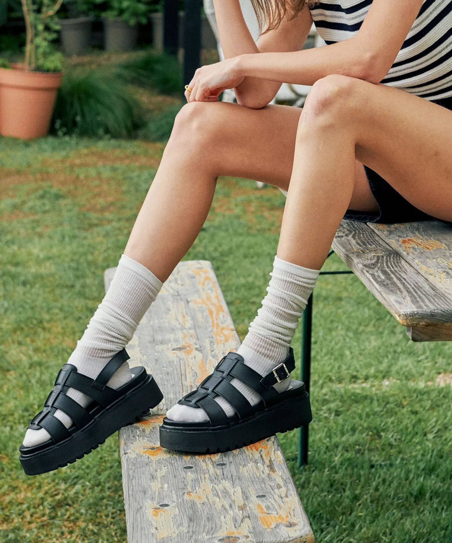 MUSINSA公式 | MACMOC リアム2カラー ボールドプラットフォーム
