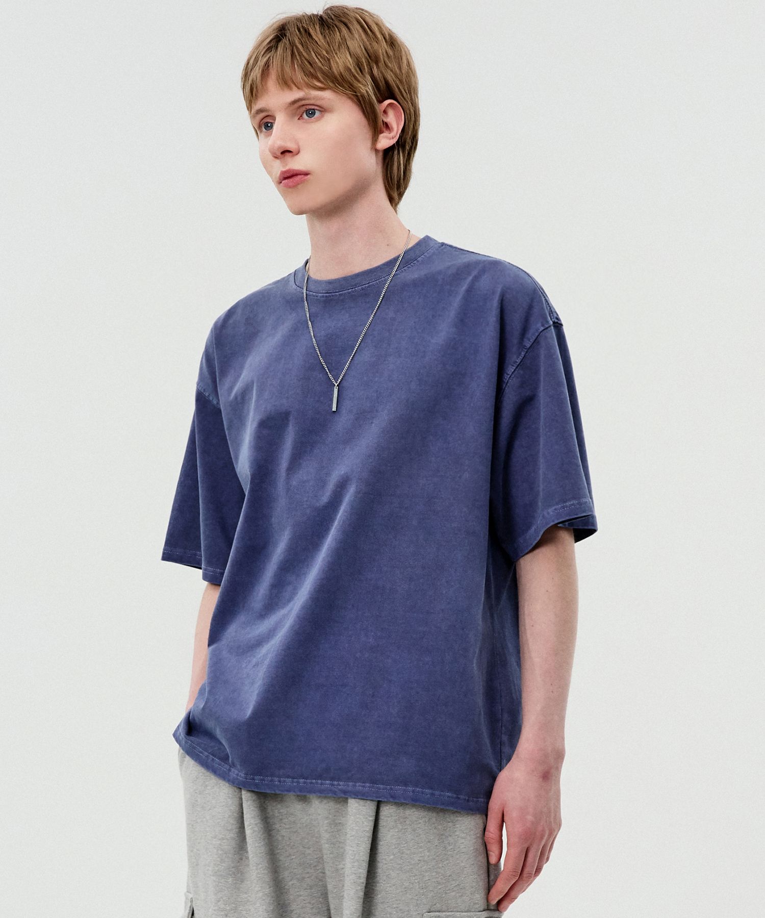【MODERNIF】Pigment World Overfit Short Sleeve T-Shirt MUSINSA | TOPBOY Weighty Pigment Overfit Short Sleeve T