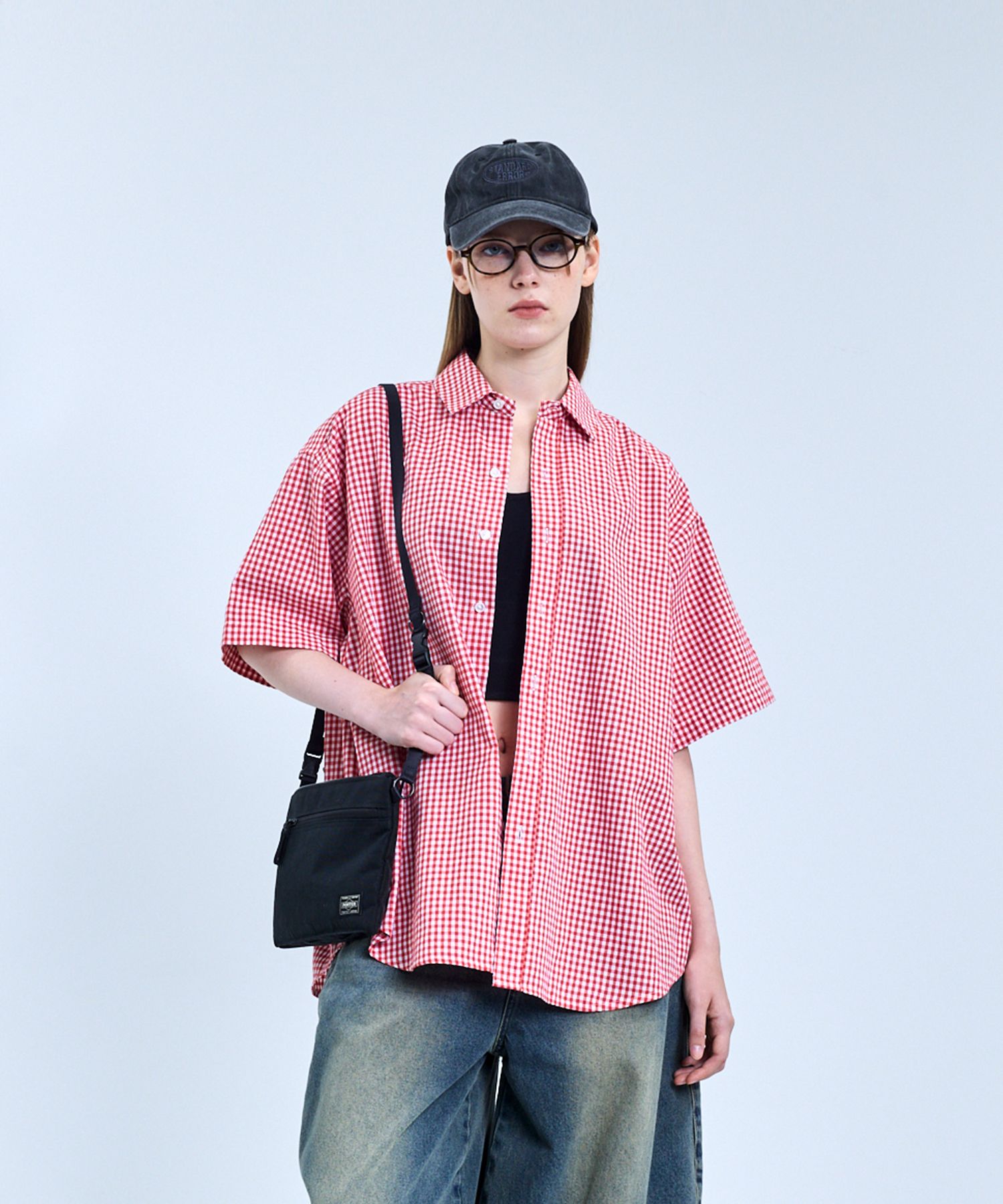 MUSINSA STANDARDERROR 87-STAN072 Classic overfit short sleeve