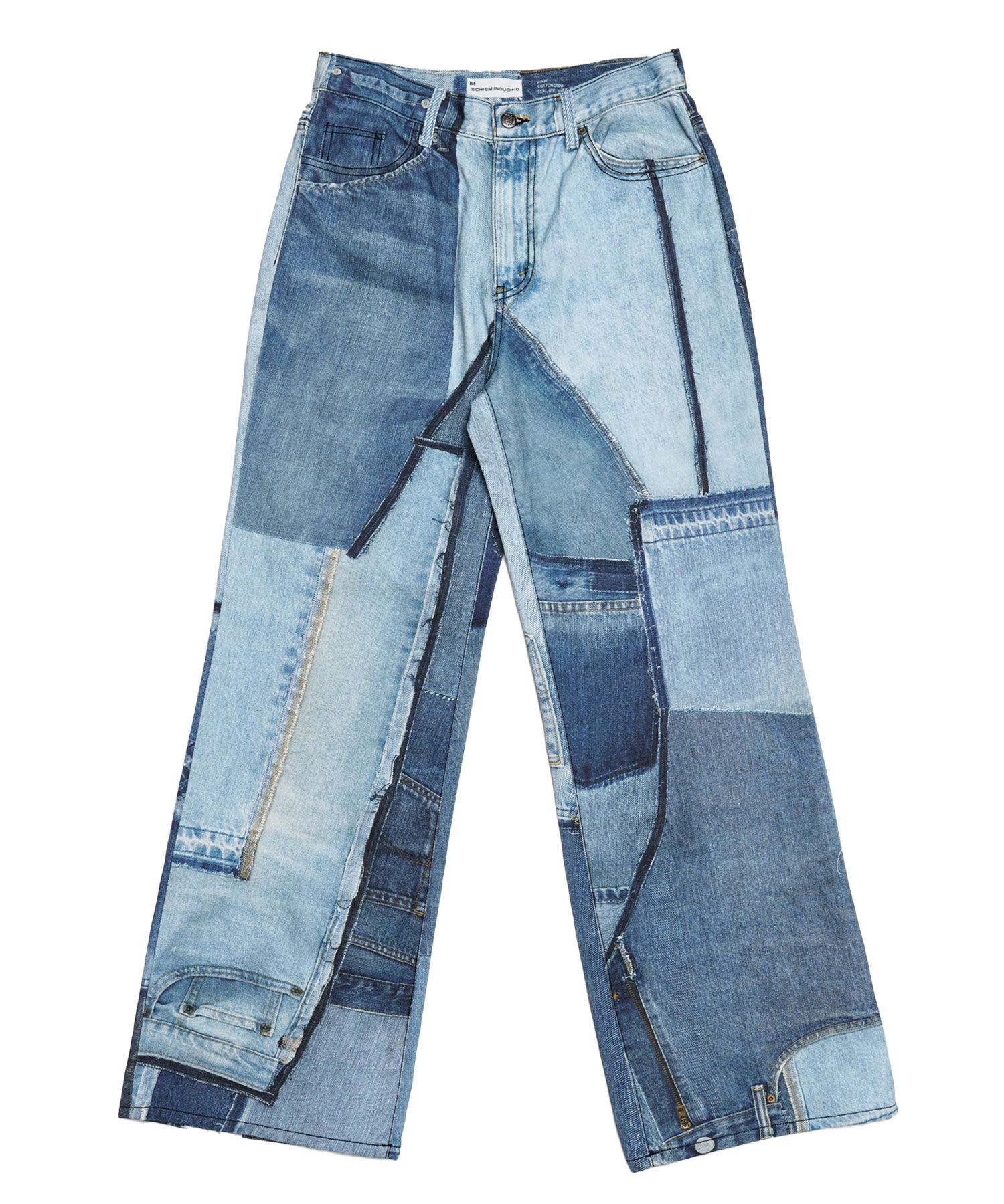 MUSINSA | SCHISM INDUCING FRANKENSTEIN JEANS BLUE