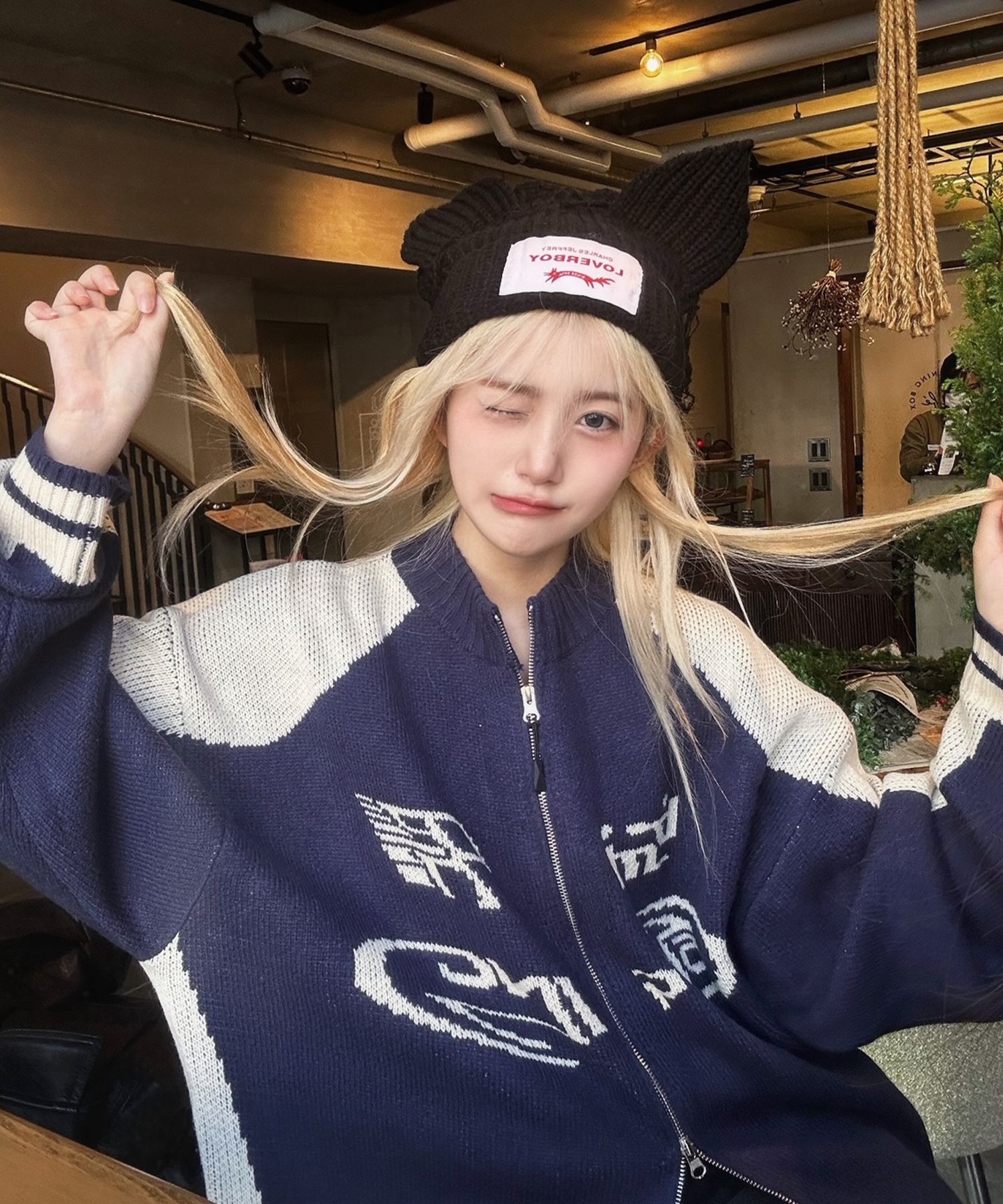 トップス MoA MURUA tシャツ フロッキーモノグラムシアートップス レディース
