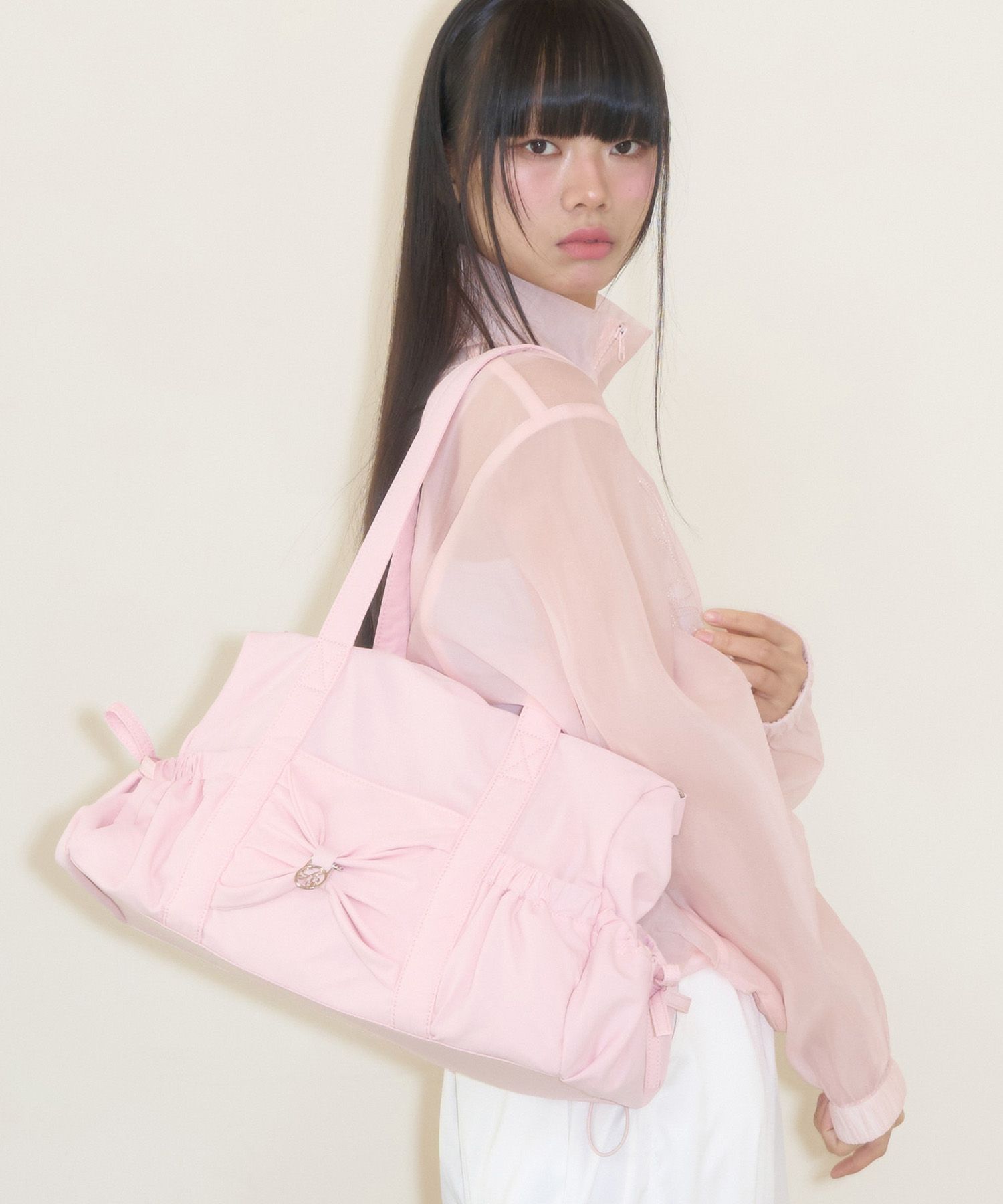 ●ILLIGO● Bow Forty Duffle Bag Pink 5012264146 MUSINSA | ILLIGO Bow Forty Duffle Bag Pink