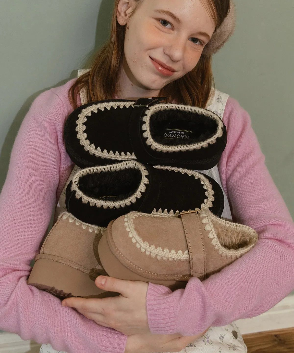 MUSINSA公式 | MACMOC Bbodeuk ソフトレザー防寒シューズ