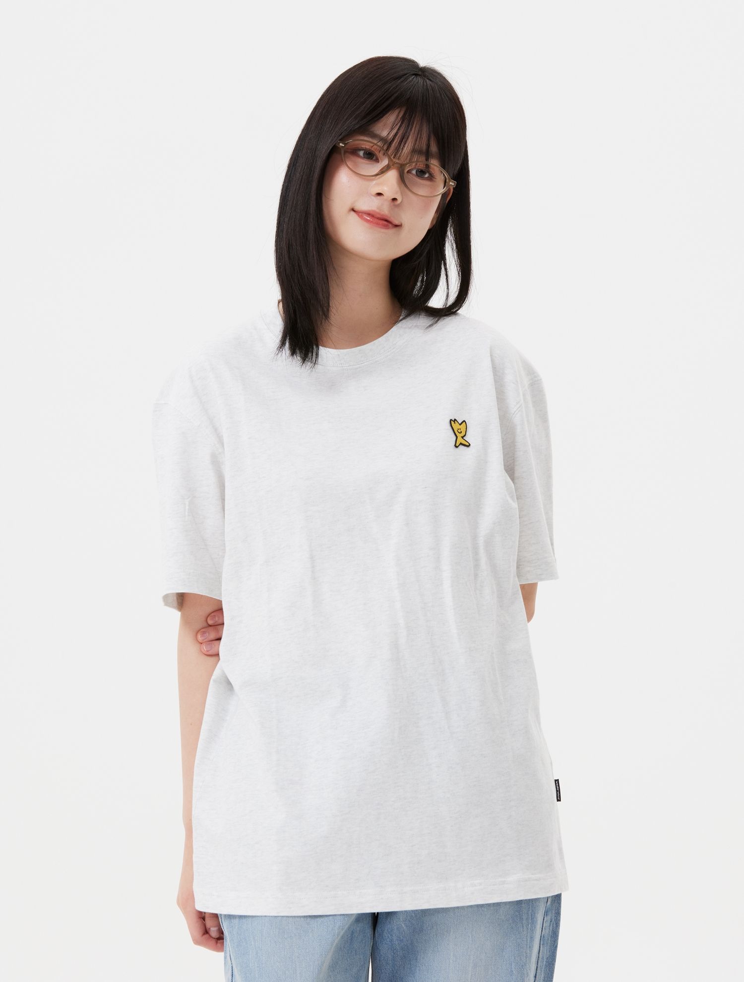 MUSINSA | WACKY WILLY Signature Kiki Wappen Short Sleeve T