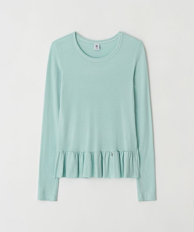 Tシャツ・カットソー RONRON PENDANT RUFFLE LAYERED SLIM LONG SLEEVE MINT MUSINSA公式 | RONRON PENDANT RUFFLE LAYERED SLIM LONG SLEEVE