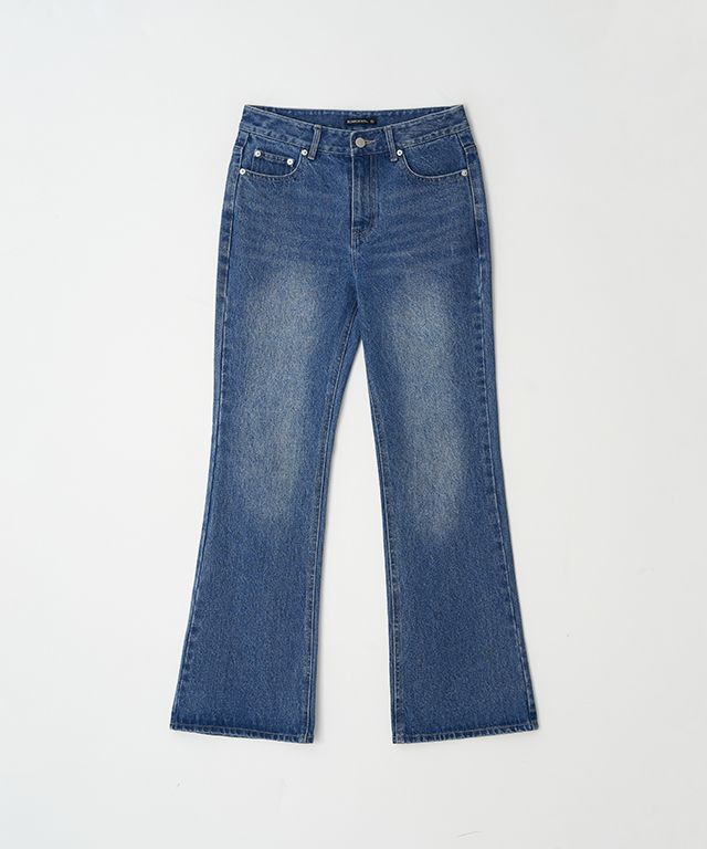 MUSINSA | RONRON BACK HEART STITCH POCKET BOOTSCUT DENIM