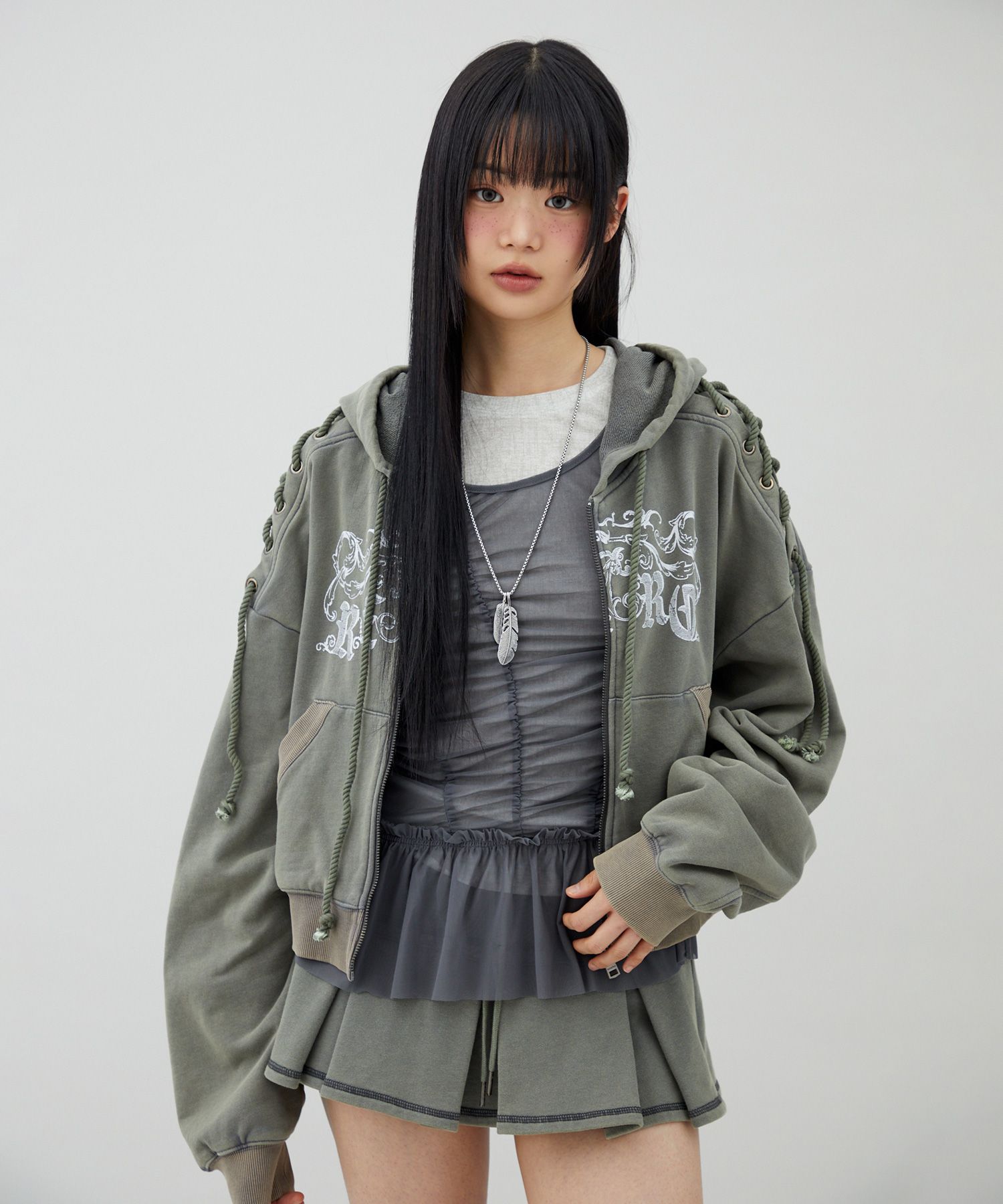 人気商品・限定商品ばかりの「超得 半額福袋」が販売開始 UP LACE LALAFOX | MUSINSA POINT Retro Vintage ZIP-UP HOODIE ジャケット・アウター
