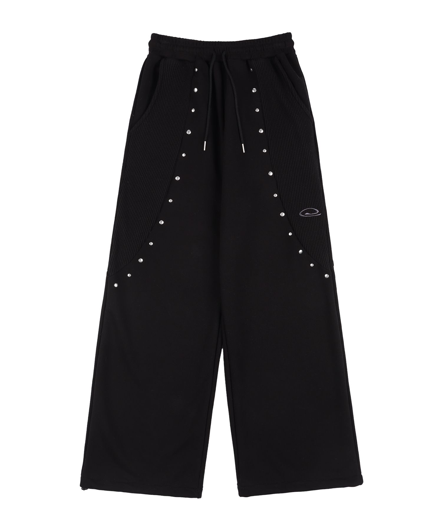 NASTYKICK ■ Waffle Stud Sweatpants MUSINSA | NASTYKICK Waffle Stud Sweatpants (Black) K25QC692