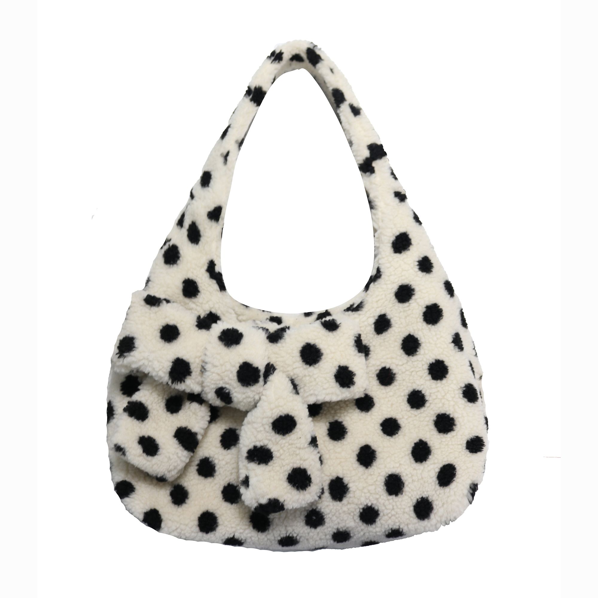 【SIO】 DOT FLUFFY SHOULDER BAG ★送料・関税込★大人気★ MUSINSA公式 | SIO Dot Fluffy Shoulder Bag [Black]