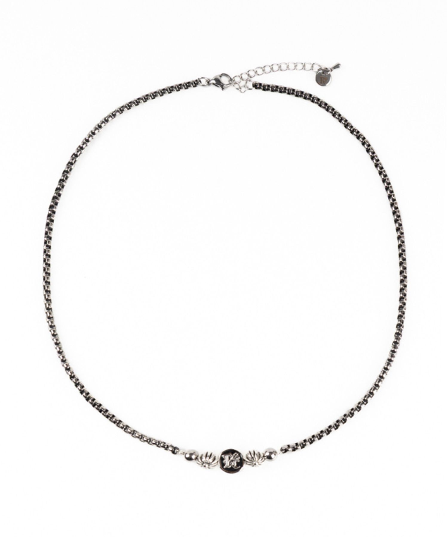 ●RSSC● LOGO BEADS CHAIN NECKLACE - SURGICAL STEEL / unisex MUSINSA | RSSC LOGO BEADS CHAIN NECKLACE - SURGICAL STEEL