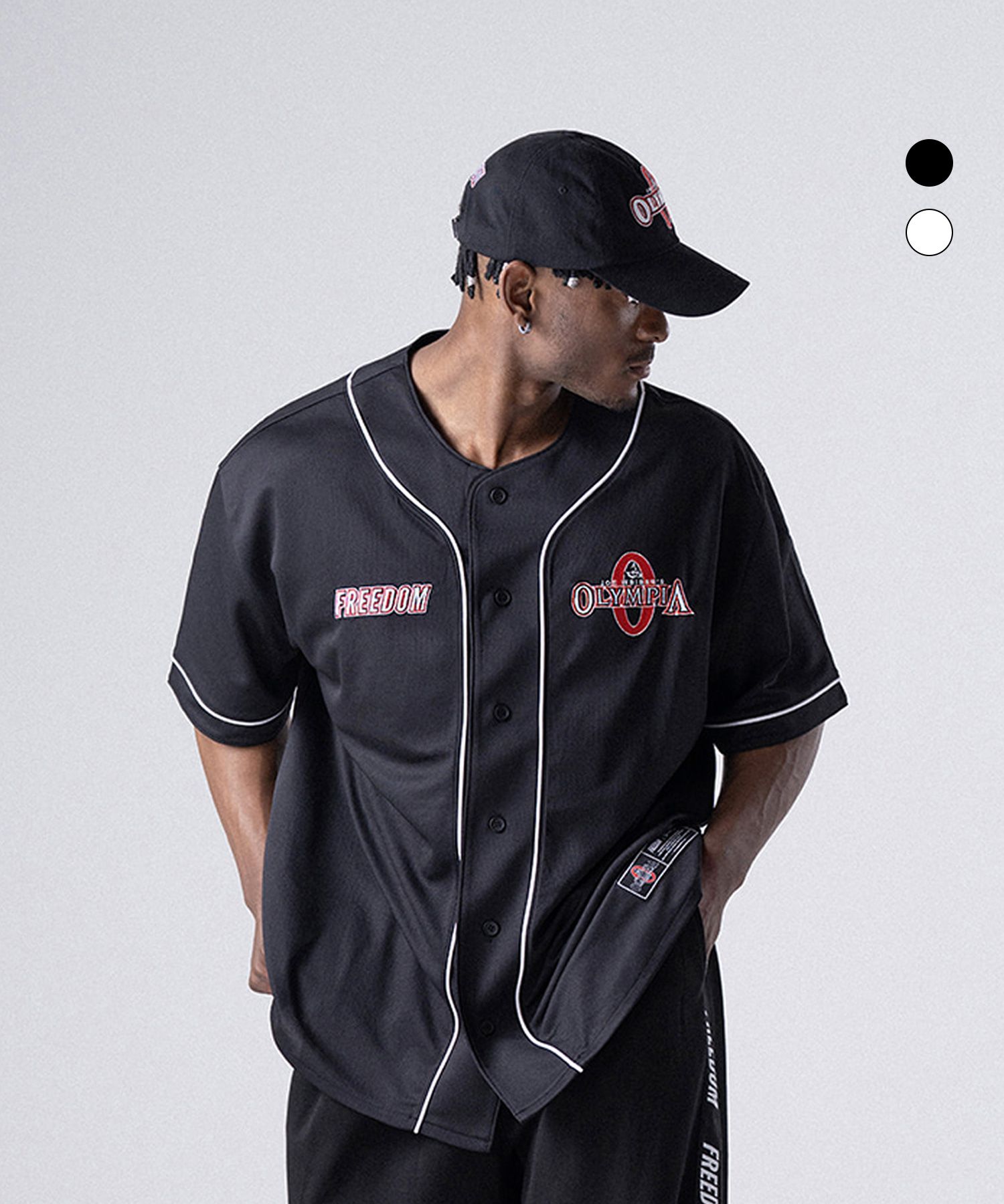 MUSINSA公式 | FREEDOM Olympia Baseball Jersey_2color