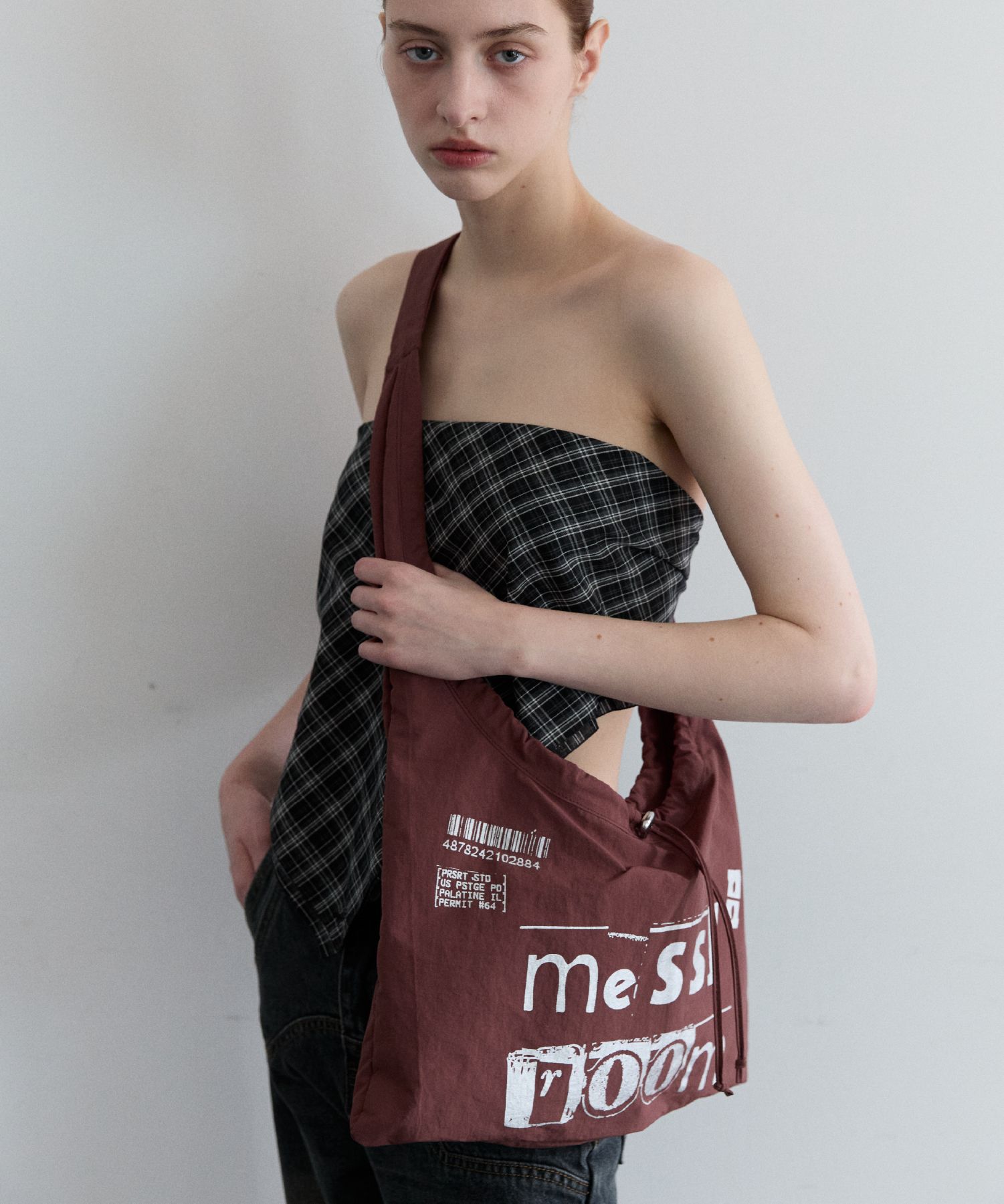 ★FILLINTHEBLANK★ Stance Packable Multi Bag messybrown MUSINSA | FILLINTHEBLANK Stance Packable Multi Bag (messy