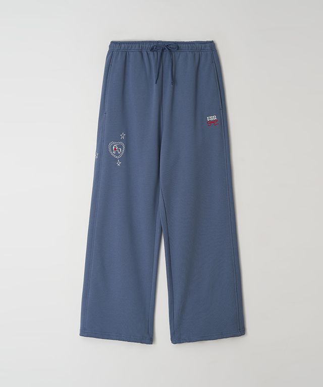 パンツ RONRON DRAWING PONY STITCH SWEAT JOGGER PANTS DUSTY BLUE MUSINSA | RONRON DRAWING PONY STITCH SWEAT JOGGER PANTS