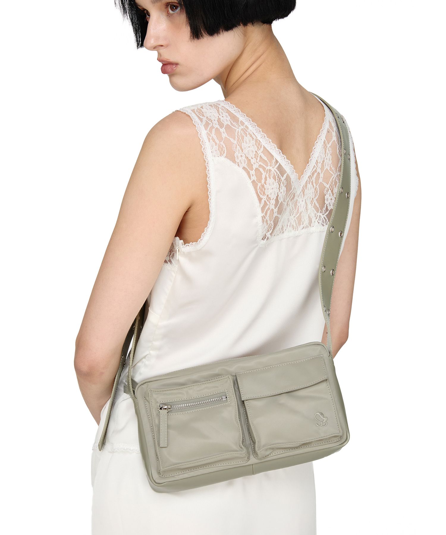 無料配送 ◆ SUNBURNPROJECT ◆ Nylon Pocket Cross Bag MUSINSA公式 | SUNBURNPROJECT Nylon Pocket Cross Bag, BLACK