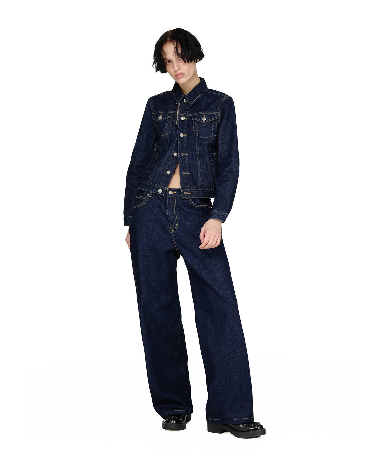 登場! SUNBURN | MUSINSA PROJECT INDIGO Pants, Denim Low-Rise パンツ