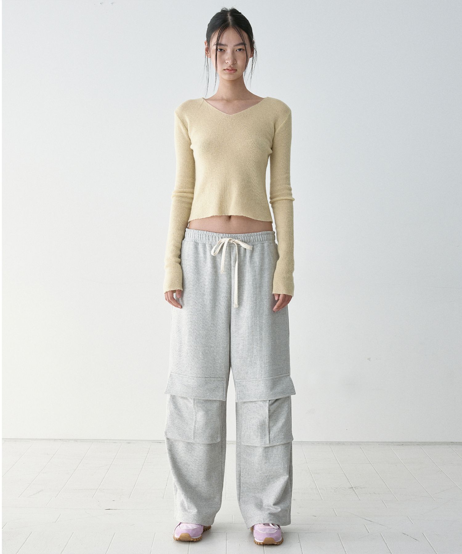 [s/e/o] DRAWSTRING GLITTER CARGO SWEATPANTS /追跡付 MUSINSA公式 | s/e/o DRAWSTRING GLITTER CARGO SWEATPANTS