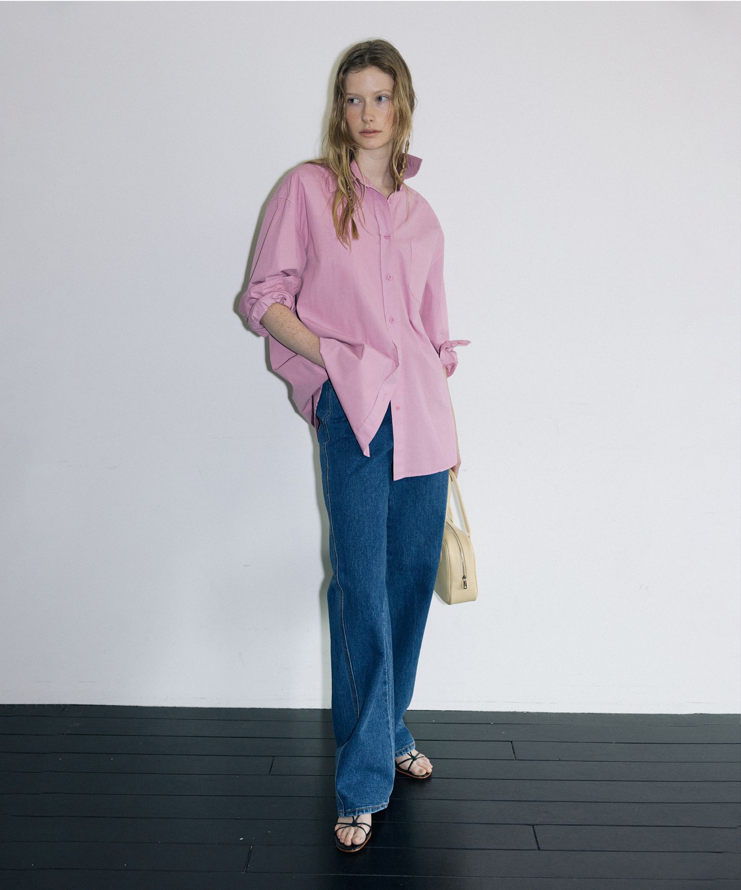 デニム・ジーパン STUDIOTABLE : 25SS / BASIC RELAXED WIDE DENIM (MID BLUE) MUSINSA | STUDIOTABLE BASIC RELAXED WIDE DENIM, MID BLUE