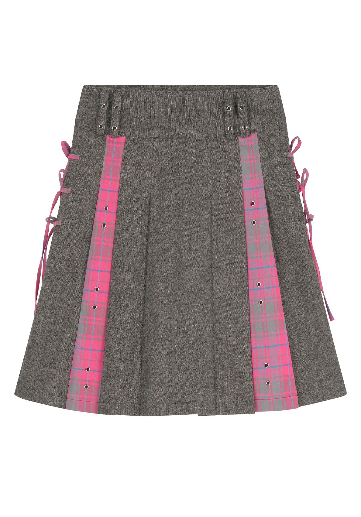 スカート S ANDMARY Mia check skirt AM1300 ANDMARY】Mia check skirt