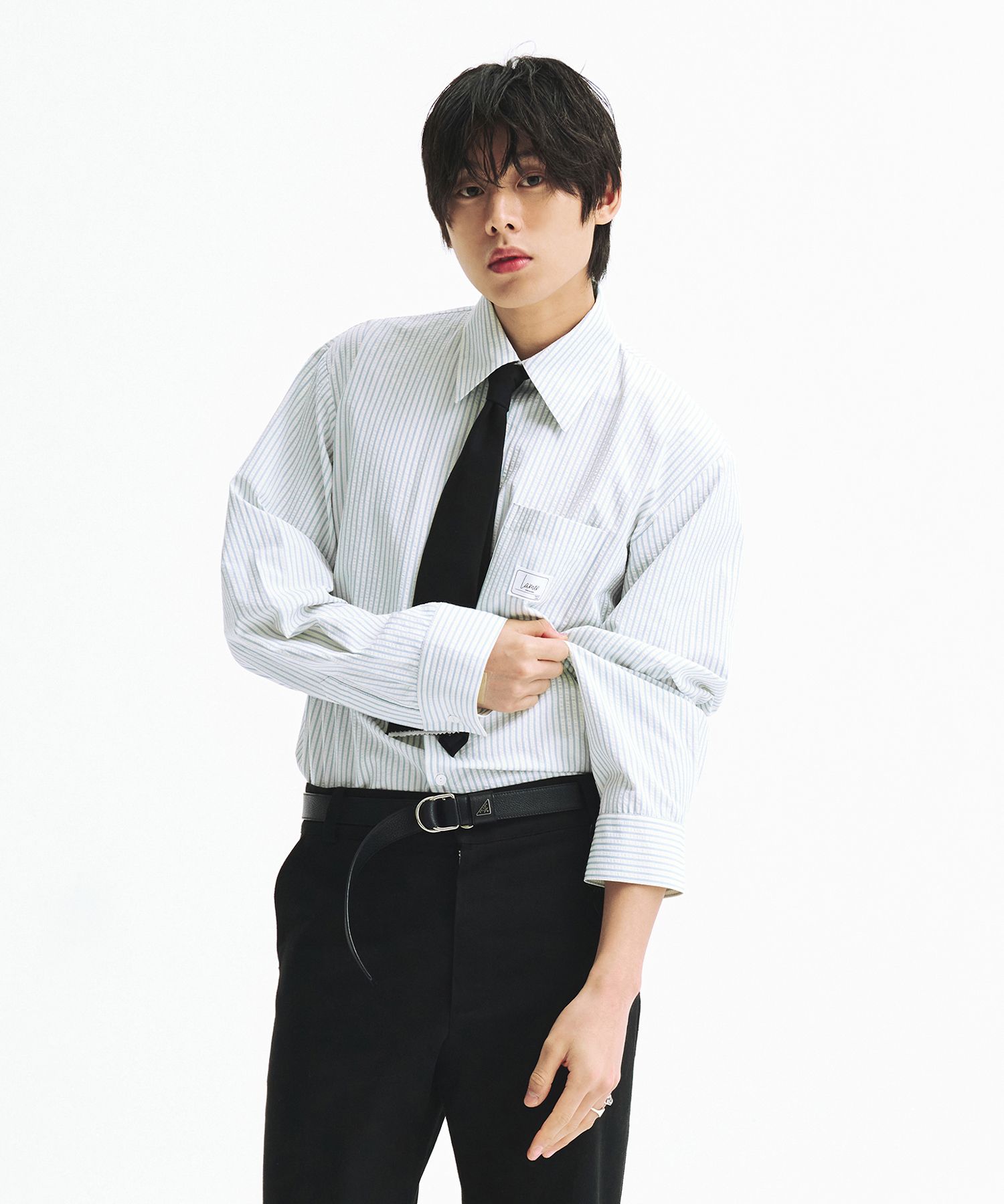 【LA MER MA MAISON】25SS★ LABEL CLASSIC SHIRT LA MER MA MAISON】25SS☆ LABEL CLASSIC SHIRT