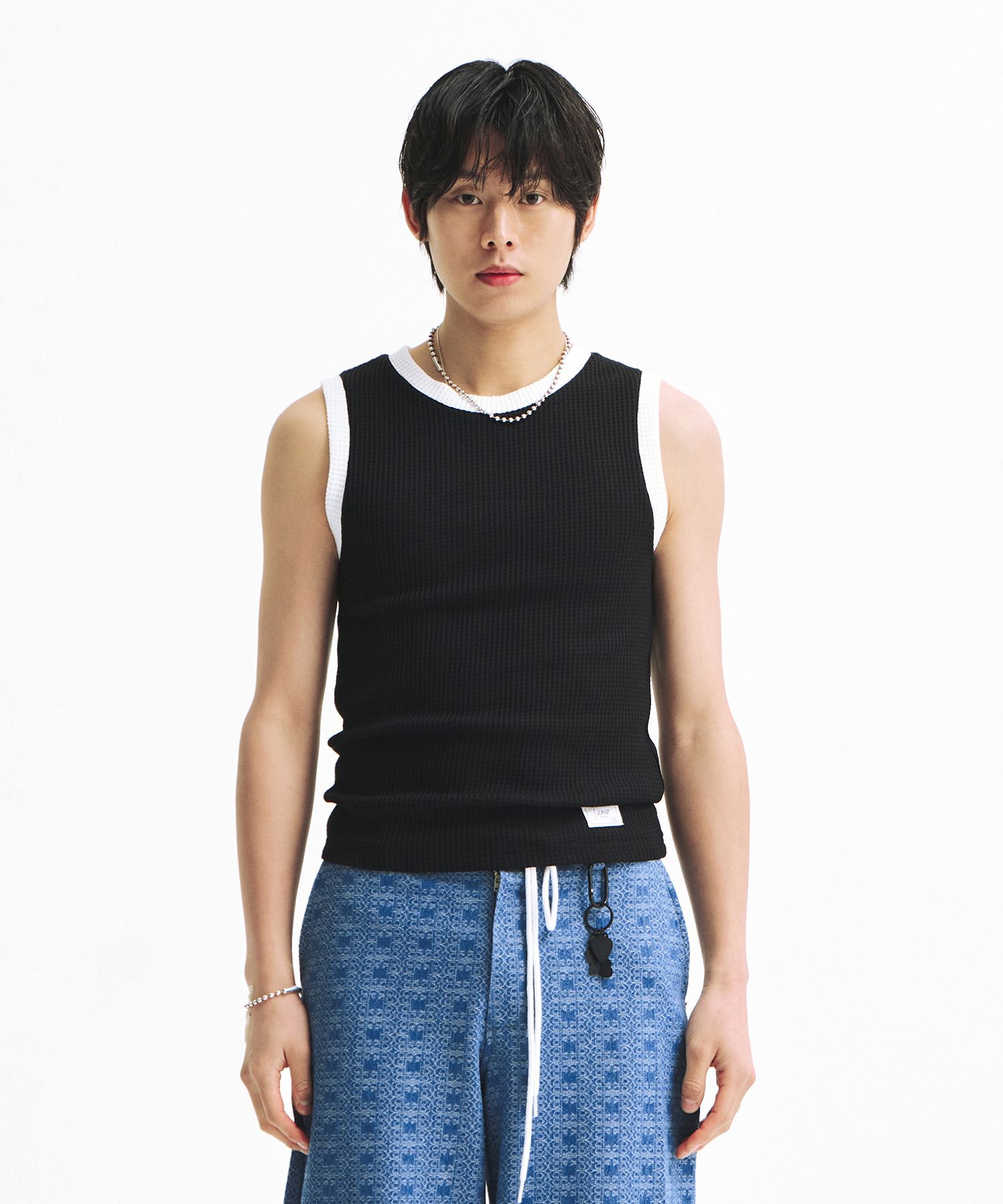 LA MER MA MAISONのColor Lip Sleeveless 全2色 MUSINSA公式 | LA MER MA MAISON Color Lip Sleeveless Black