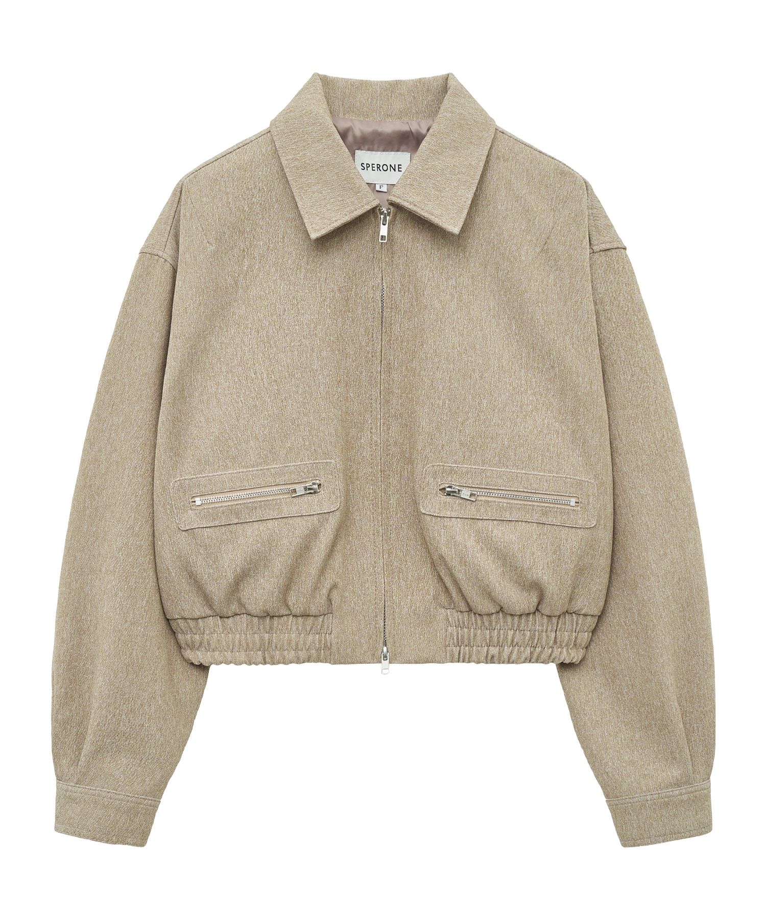 【SPERONE】Overfit Cropped Blouson Woman MUSINSA | SPERONE WOMEN Overfit washed cropped leather