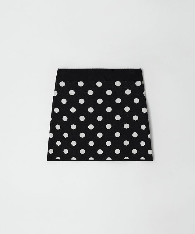 25SS新作【RONRON】DOT PATTERN BANDING KNIT MINI SKIRT MUSINSA | RONRON DOT PATTERN BANDING KNIT MINI SKIRT BLACK