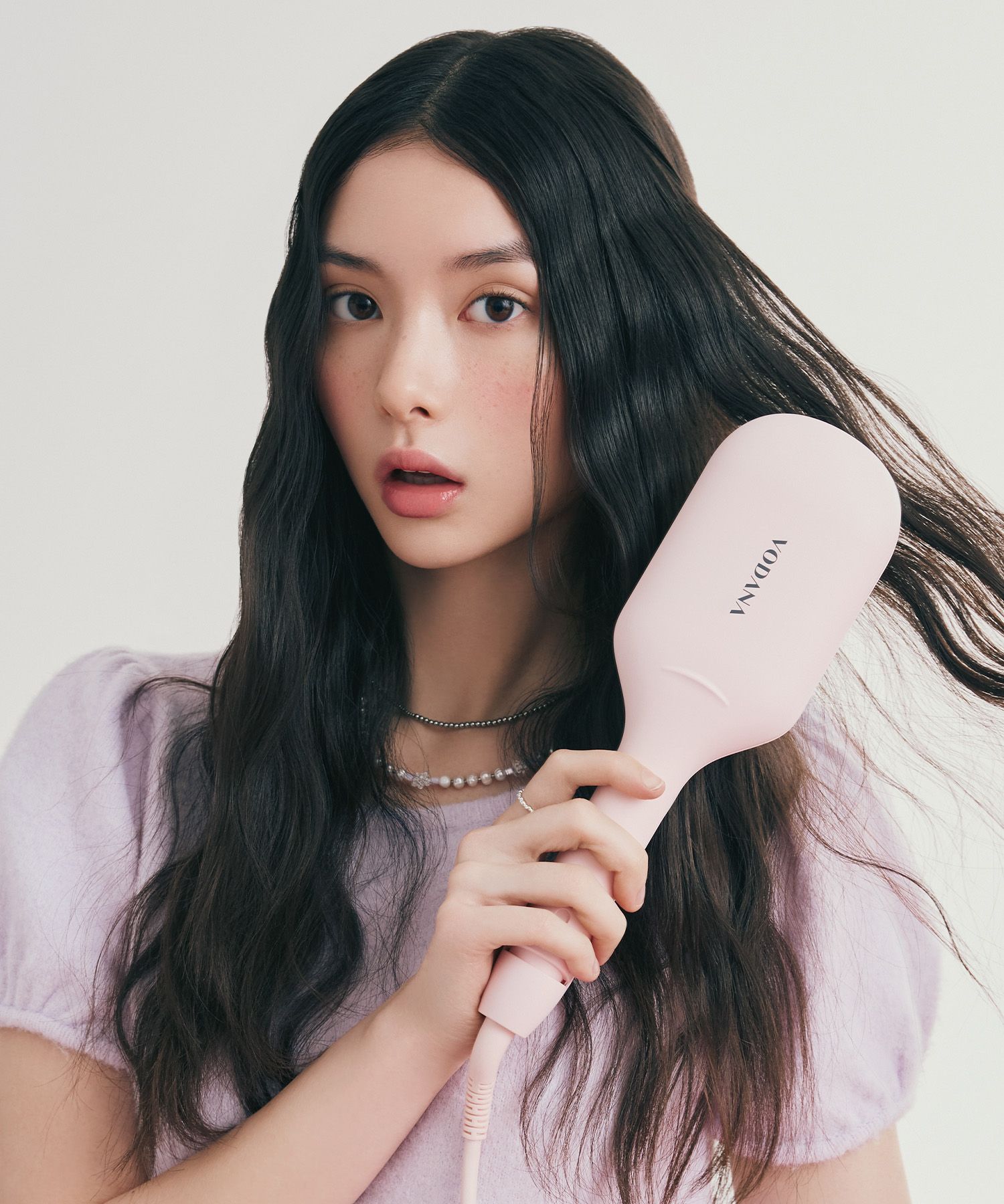 MUSINSA公式 | VODANA グロー ウェーブ カールアイロン 40mm パウダー