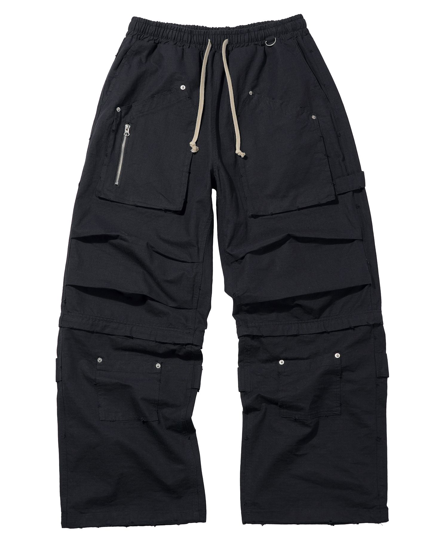 パンツ FLAVORISM VTG Detachable Ripstop Cargo MUSINSA | FLAVORISM VTG Detachable Ripstop Cargo pants (Washed Black)