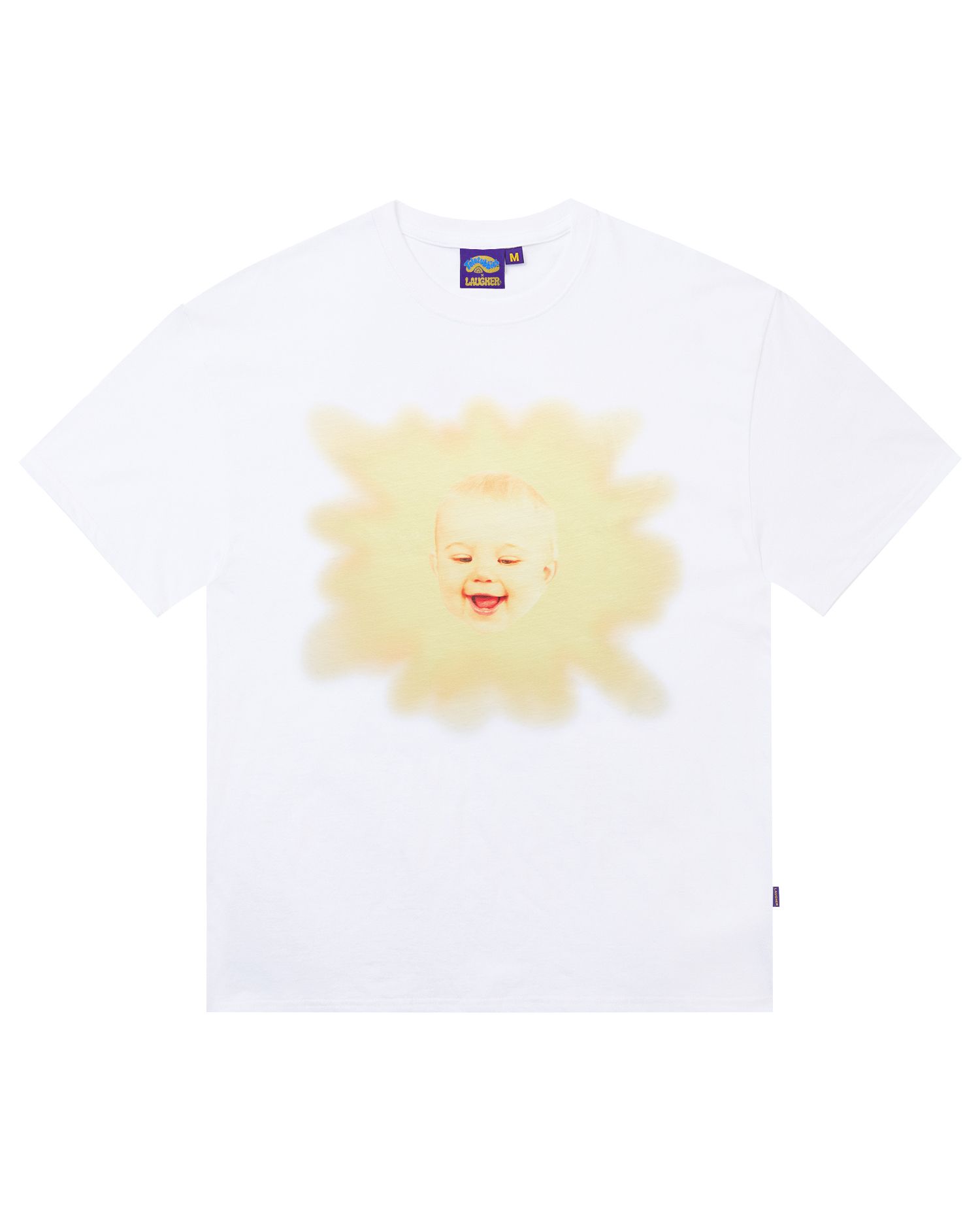 MUSINSA | LAUGHER [Teletubbies] Sun Baby T-Shirt - White