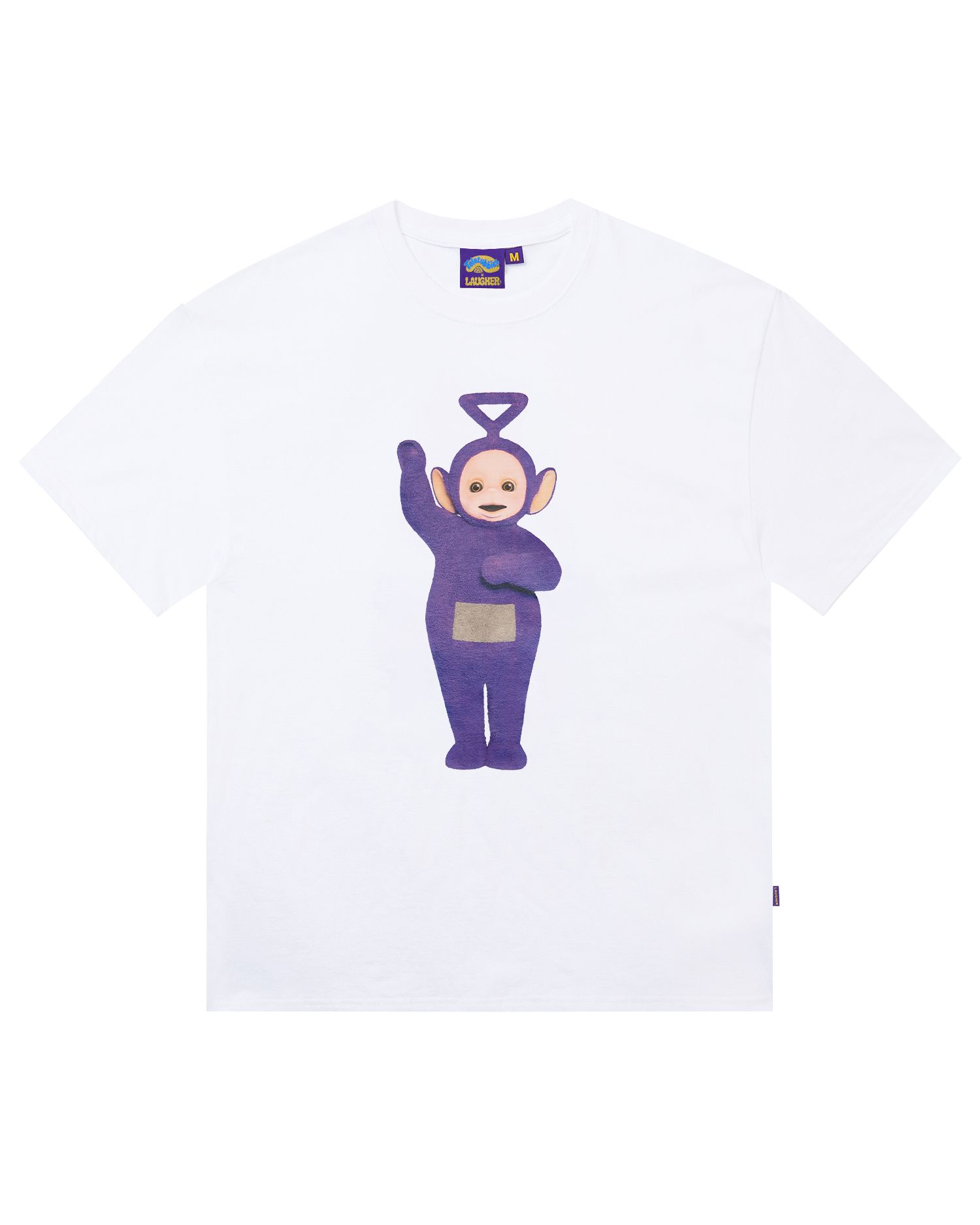 Tシャツ・カットソー LAUGHER Teletubbies Toby Ringer T-Shirt White TE37 T-shirts – Teletubbies Online Shop