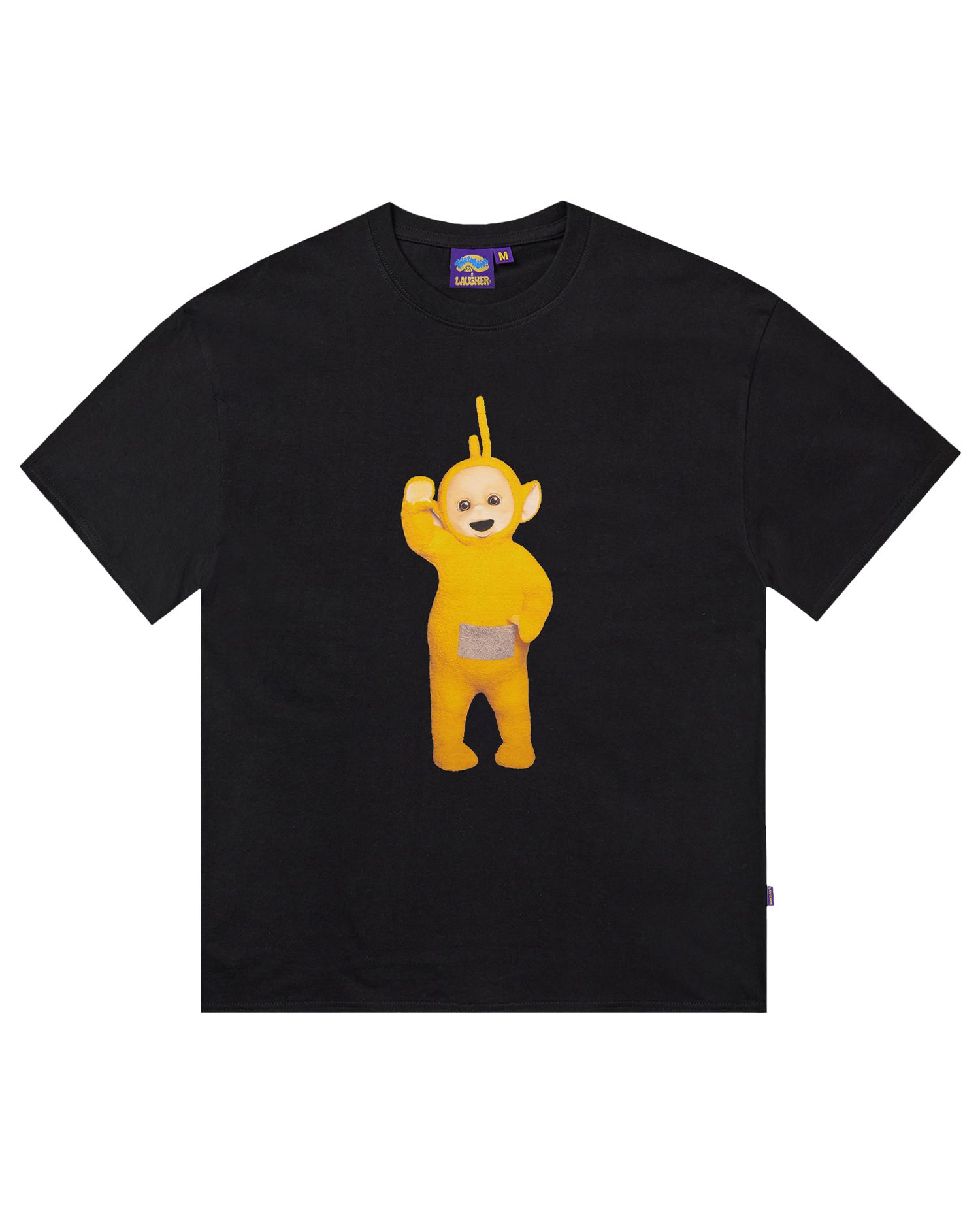 Tシャツ・カットソー LAUGHER Teletubbies Motion Nana T-Shirt Black TE32 MUSINSA | LAUGHER [Teletubbies] Motion Nana T-shirt - Black