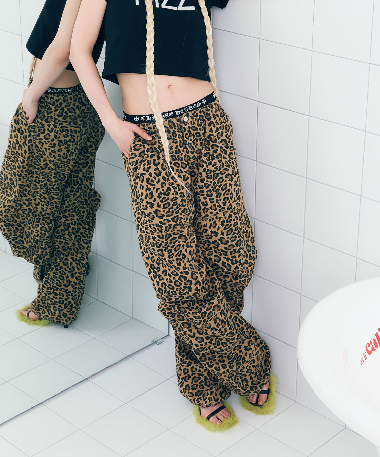 ASIF CALIE★韓国★人気★LEOPARD CARGO PANTS ヒョウ柄 パンツ MUSINSA | ASIF CALIE LEOPARD CARGO PANTS BEIGE