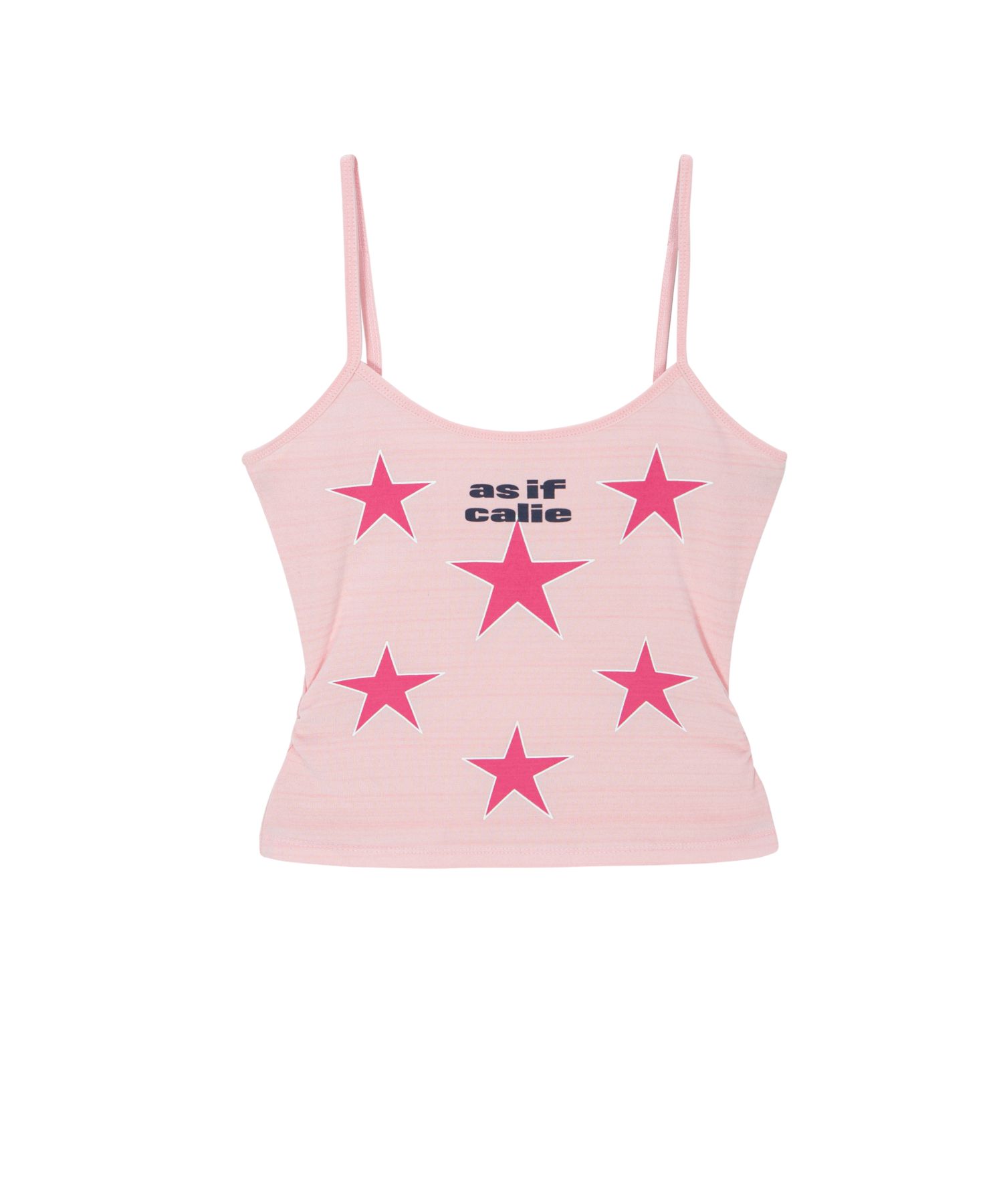 ◆as if calie◆ SHIRRING STAR SLEEVELESS TOP WHITE CA25ASL00 MUSINSA | ASIF CALIE SHIRRING STAR SLEEVELESS TOP PINK