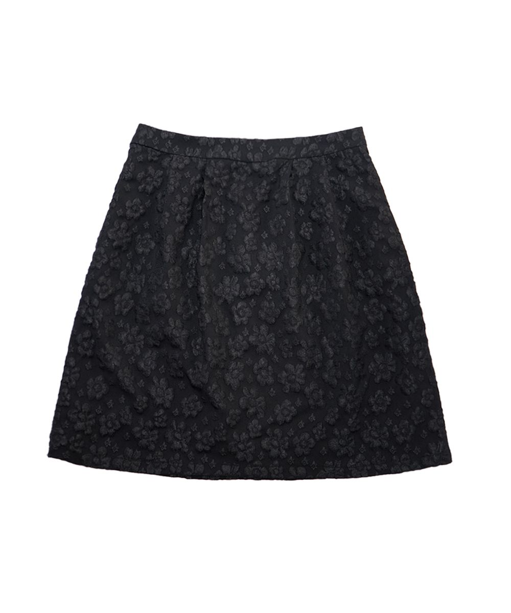 ★SIO★PINTUCK JACQUARD MIDI SKIRT[BLACK]★正規品/韓国送料込 MUSINSA公式 | SIO Pintuck Jacquard Midi Skirt [Black]