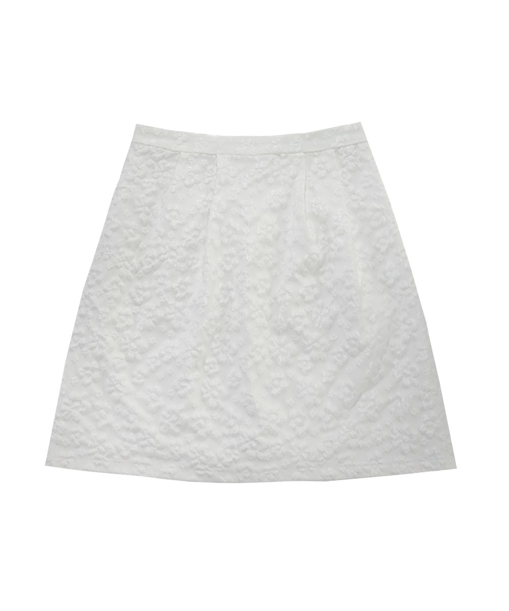 【新品・タグ付き】CHIEKO+ jacquard skirt white 36 MUSINSA | SIO Pintuck Jacquard Midi Skirt [White]