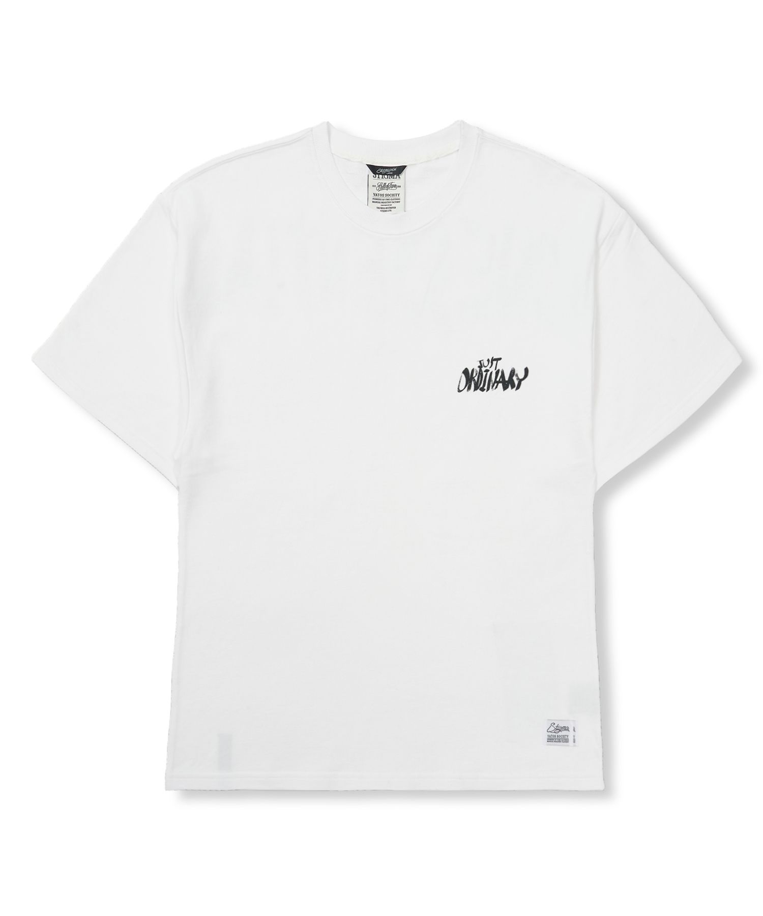 [ STIGMA ]★25SS★Nonessntial Semi-oversized T-shirts MUSINSA | STIGMA Nonessntial Semi-oversized T-shirts White