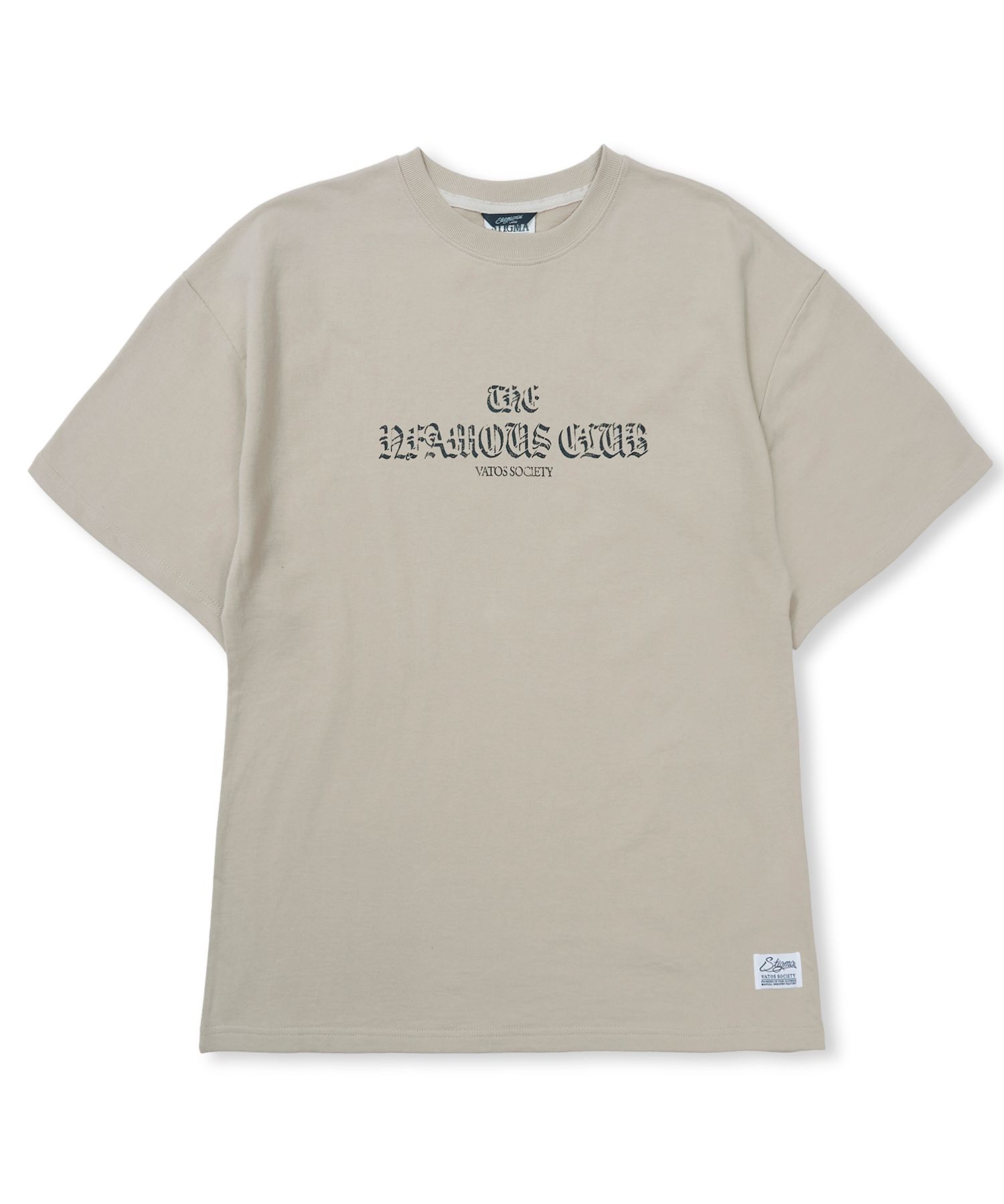 [ STIGMA ]★25SS★Nonessntial Semi-oversized T-shirts MUSINSA | STIGMA Infamous Semi-oversized T-shirts Beige