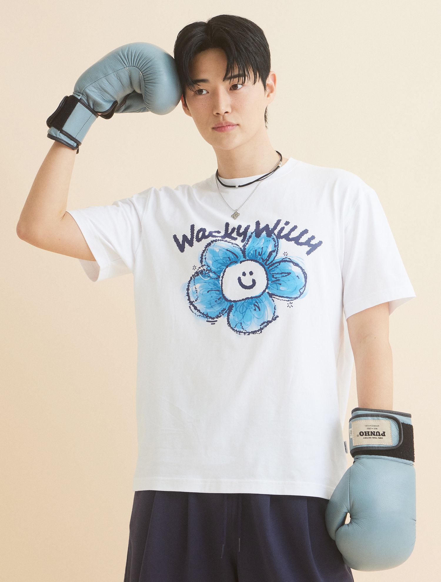 【WACKY WILLY】Signature Big Lily Short Sleeve T-Shirt R6497 MUSINSA | WACKY WILLY Signature Big Lily Short Sleeve T