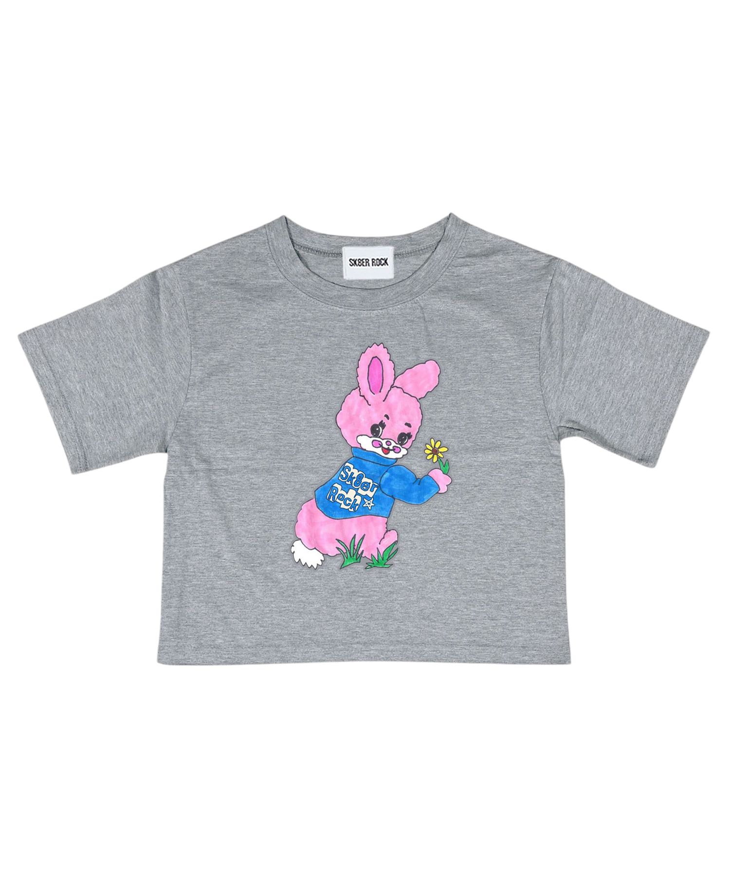 MUSINSA公式 | SK8ER ROCK ピクニッククロップTシャツ（メランジグレー）