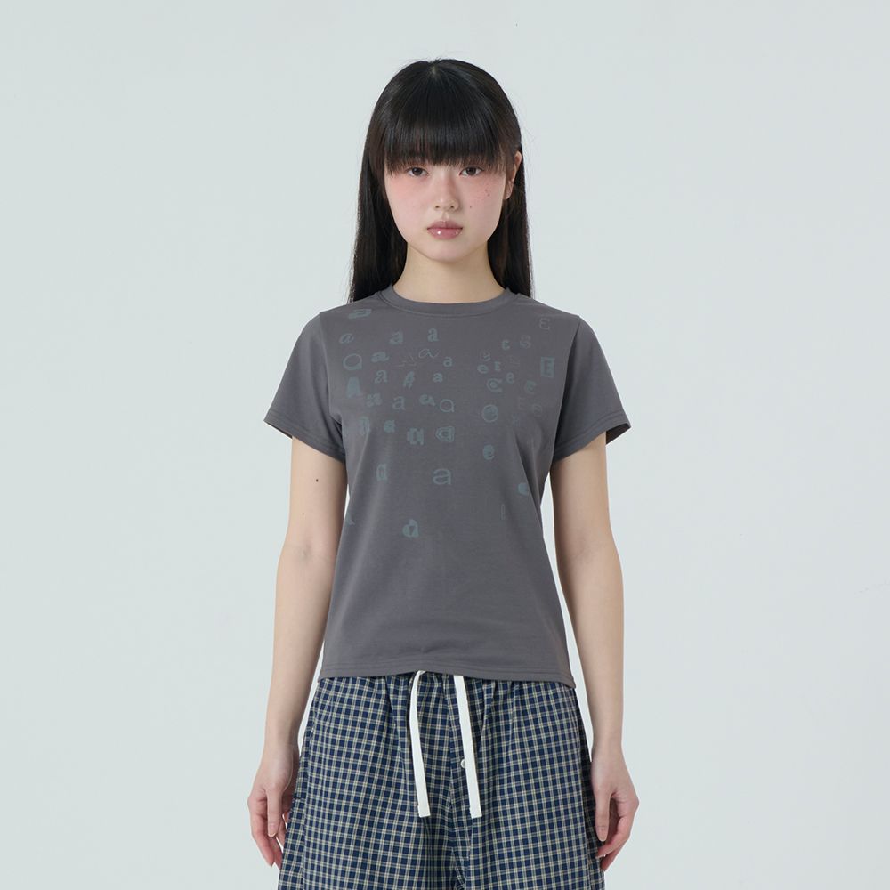 ◆25SS AEAE SCATTERED LETTER TEE/2色◆ MUSINSA | AEAE SCATTERED LETTER TEE [MINT]