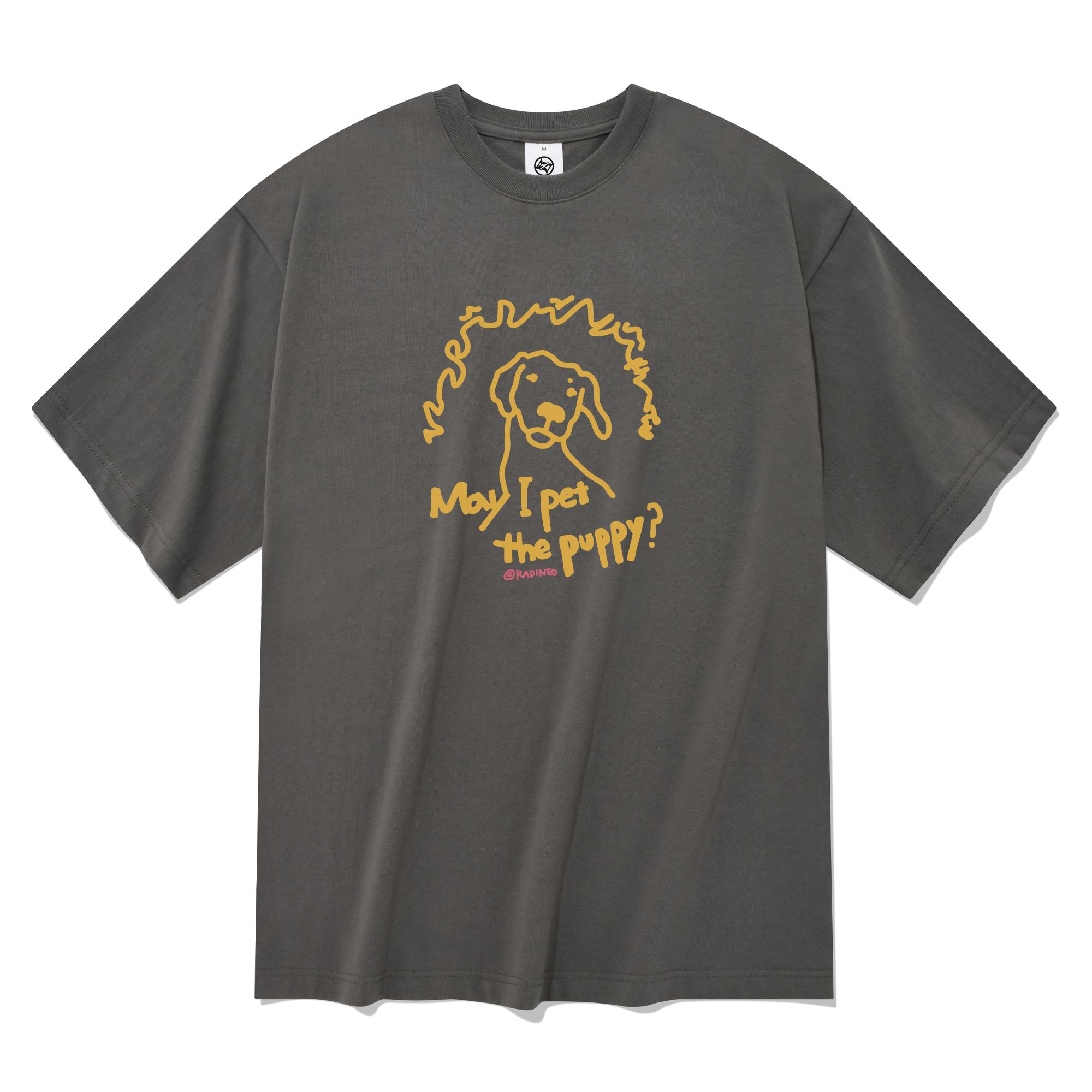 [RADINEO]★25SS★韓国人気★PUPPY SHORT SLEEVE T-SHIRT MUSINSA公式 | RADINEO Puppy Short Sleeve T-Shirt Gray