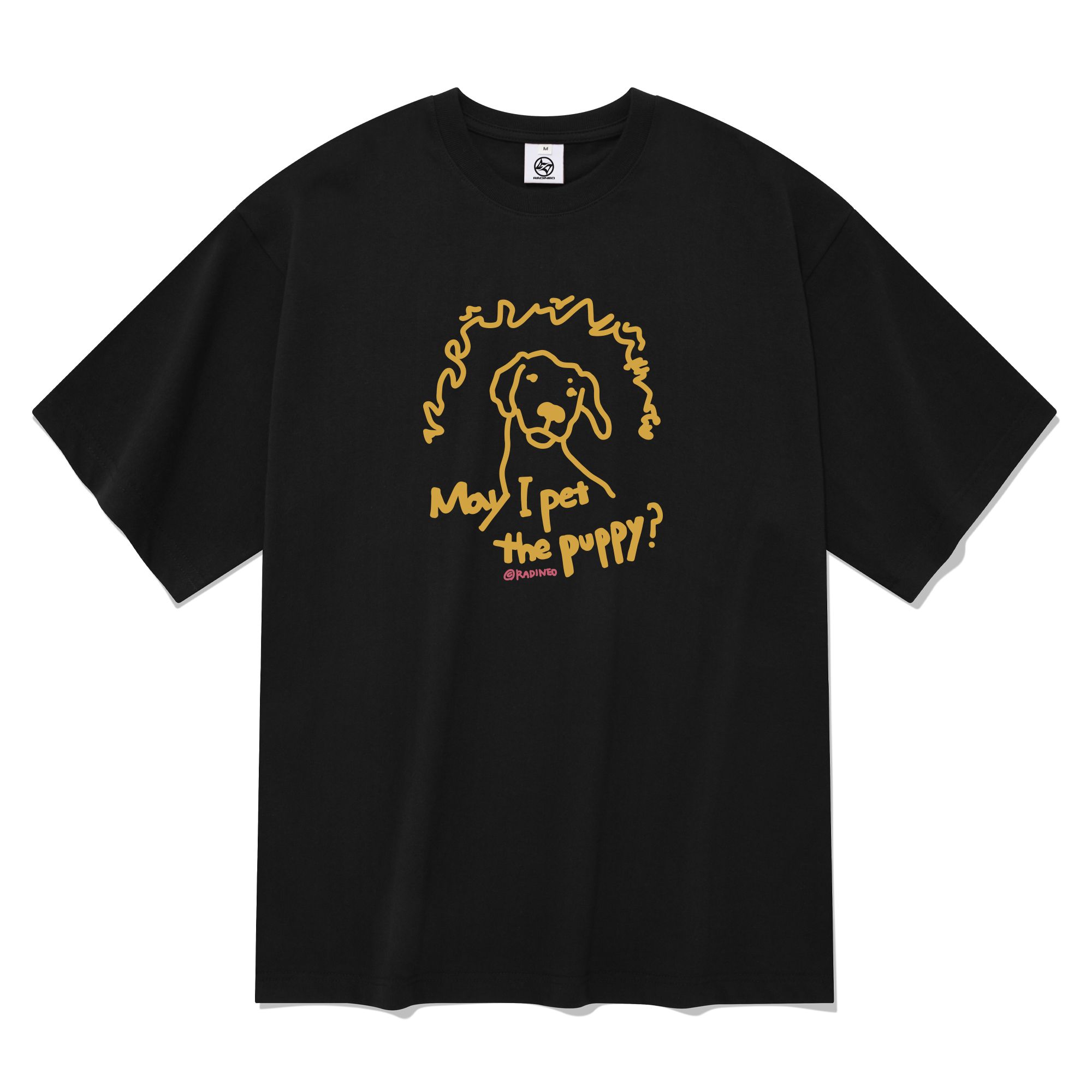 [RADINEO]★25SS★韓国人気★PUPPY SHORT SLEEVE T-SHIRT MUSINSA | RADINEO Puppy Short Sleeve T-Shirt Black