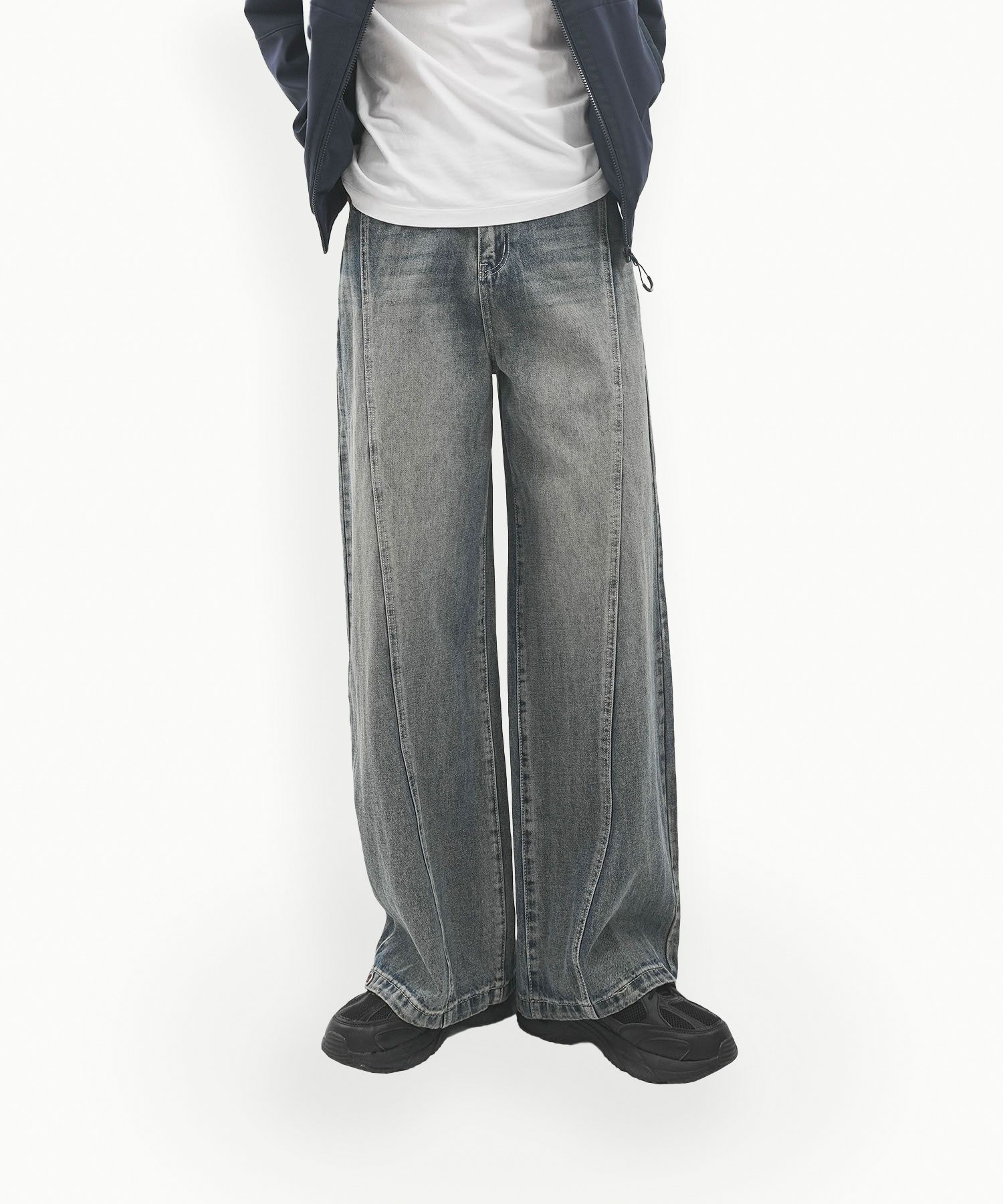 ★MUSINSA STANDARD★ Pigment Denim Wide Double Knee Carpente MUSINSA | MUSINSA STANDARD Pigment Denim Wide Double Knee