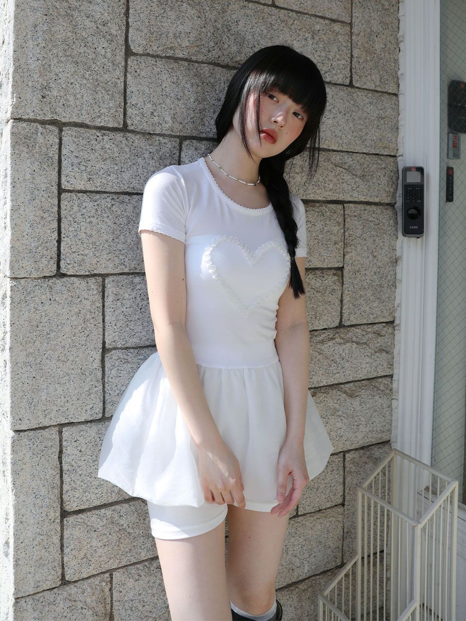 ★UGLYSHADOW★RIBBON PUMPKIN DRESS HEART PUMPKIN DRESS(BLACK) - UGLYSHADOW | 60% - Asian