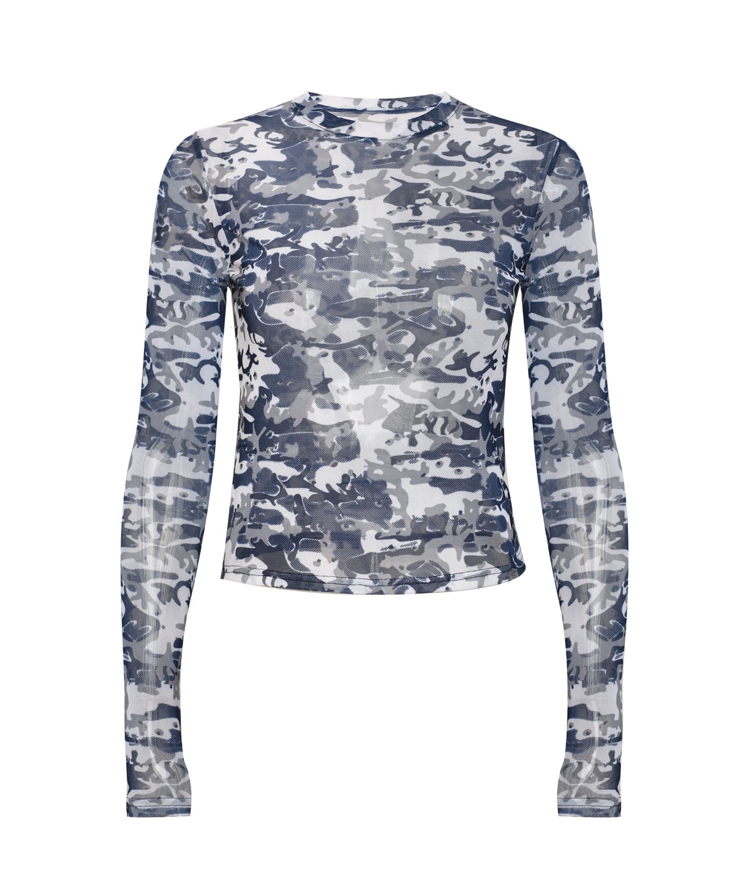 [DUCKDIVE]Camo See-Through Backopen Mesh Longsleeved★人気★ MUSINSA公式 | DUCKDIVE Camo See-Through Back Open Mesh Long