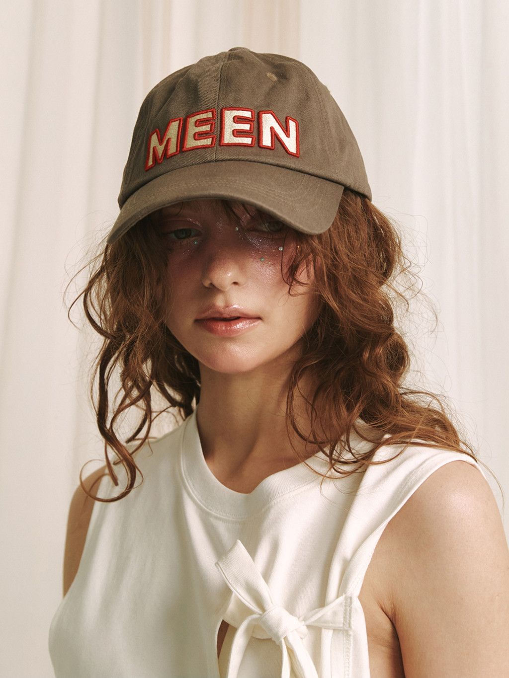 ★MEENDERI★MEEN BALL CAP - BROWN★正規品/韓国直送料込/人気 MUSINSA | MEENDERI MEEN BALL CAP - BROWN