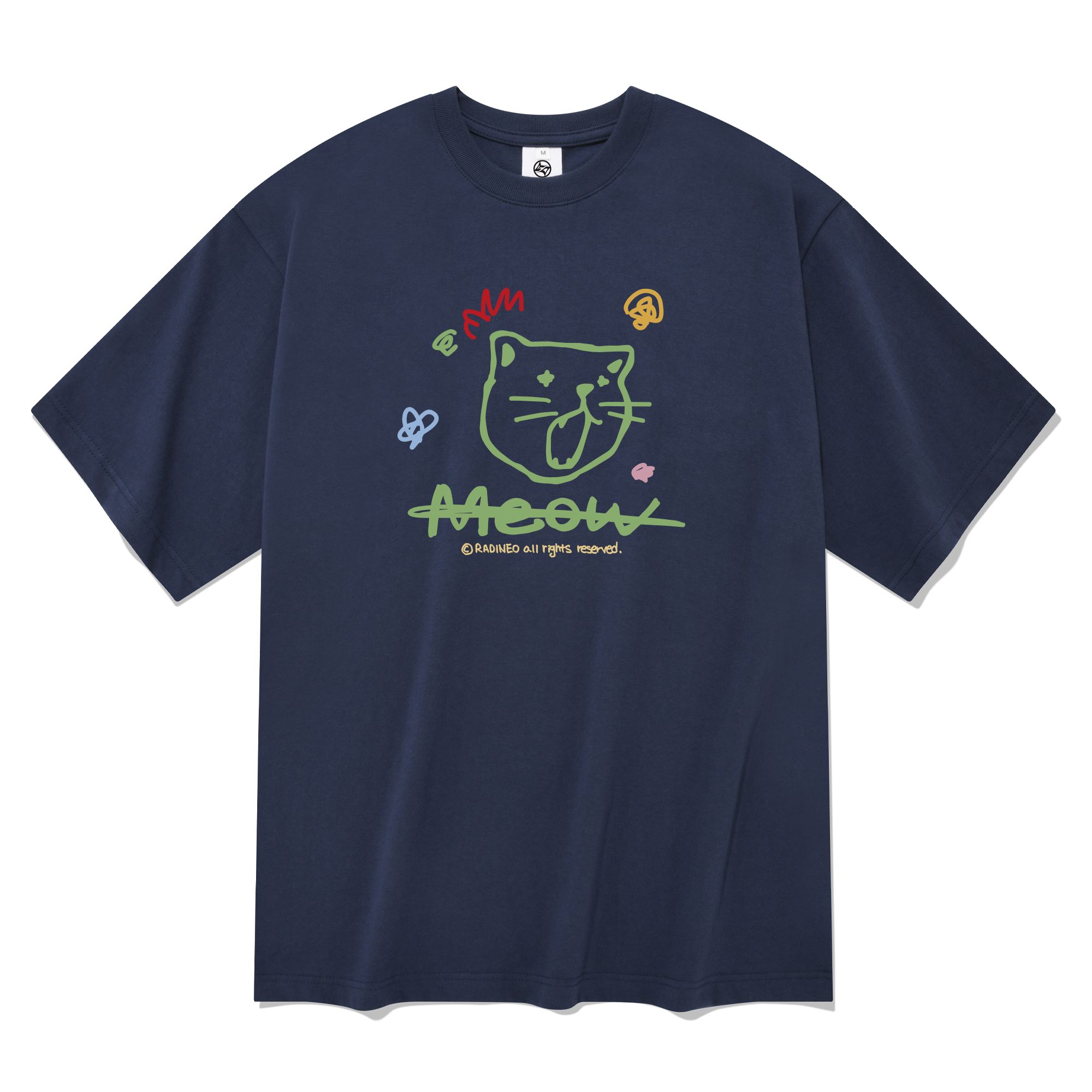 [RADINEO]★25SS★韓国人気★BELLOW SHORT SLEEVE T-SHIRT MUSINSA | RADINEO Bellow Short Sleeve T-Shirt Navy